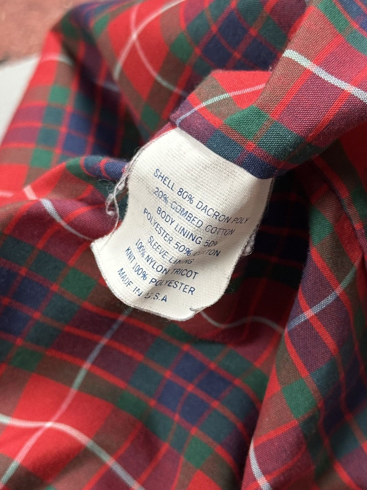 Other Vintage 70s Sportsmaster Jacket Plaid Lined Full Zip Bomber Size US L / EU 52-54 / 3 - 10 Thumbnail