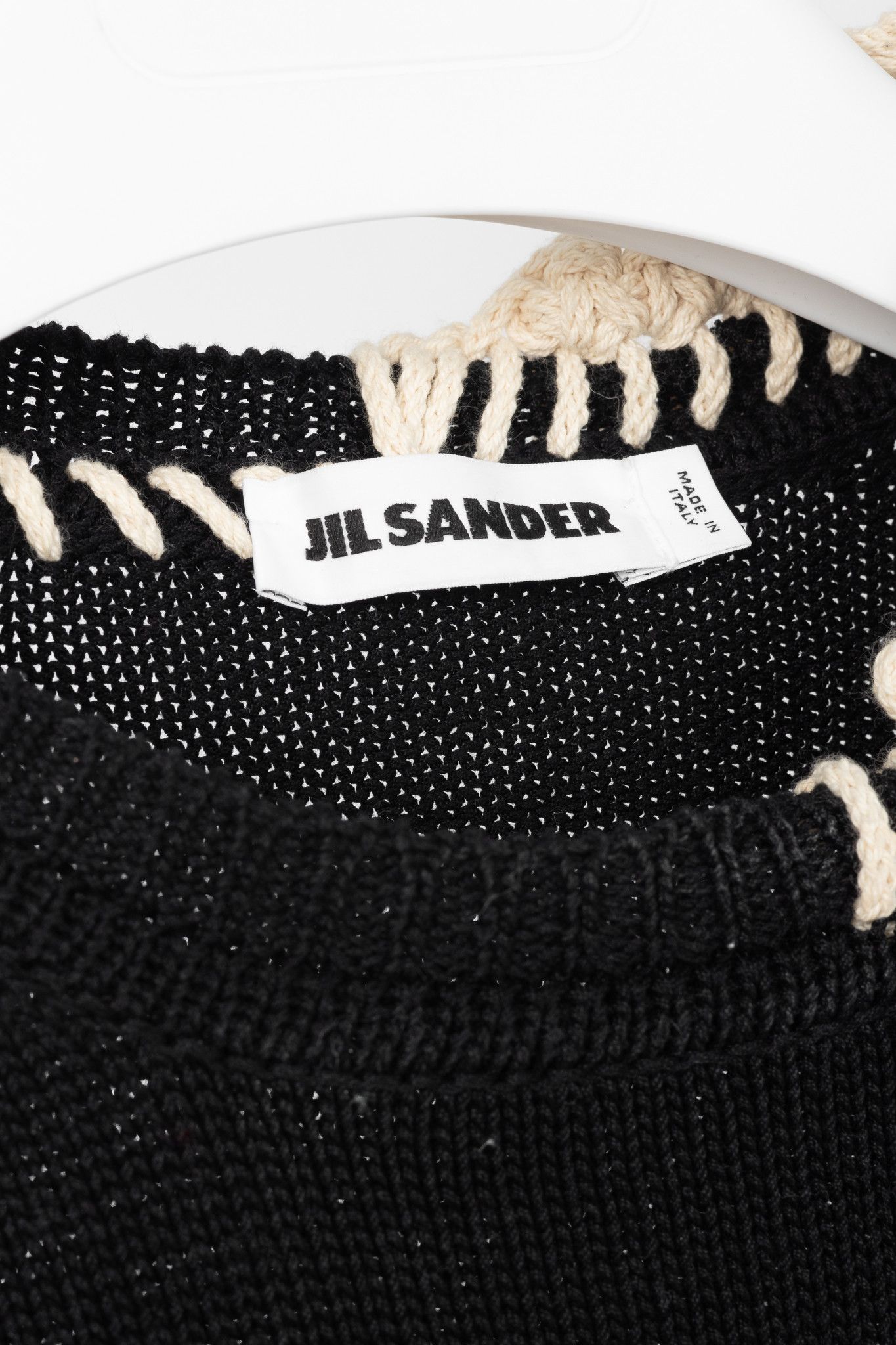 Jil Sander Jil Sander SS/18 Runway] Cotton Stitch-Detail Knitted Vest Size US S / EU 44-46 / 1 - 4 Thumbnail