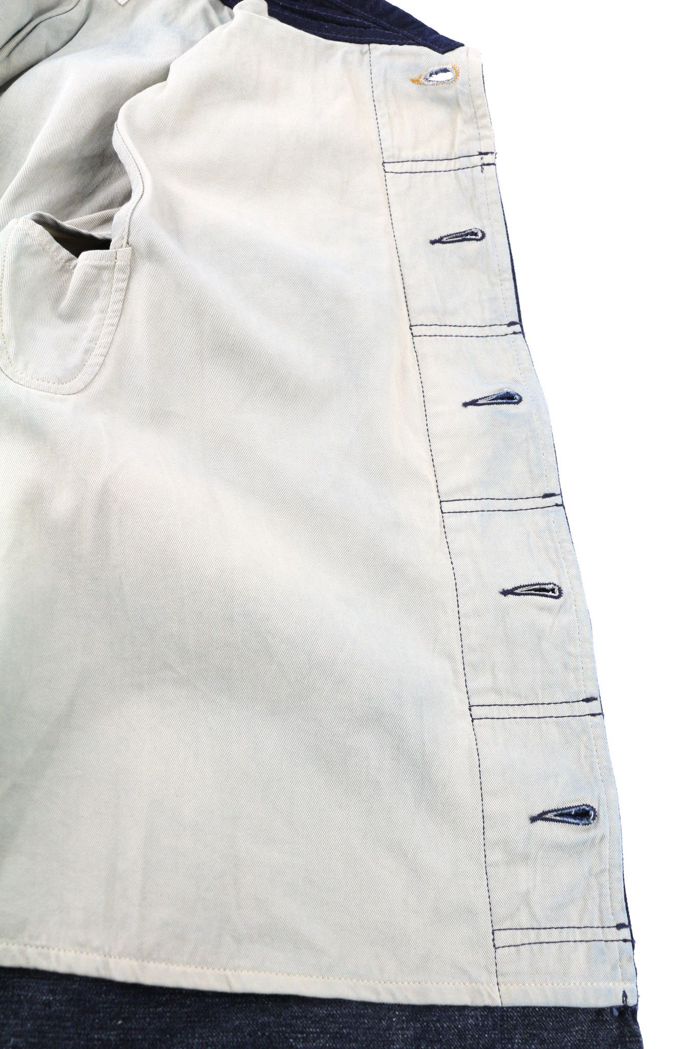 Nudie Jeans JULIUS XS Core Blue Buttoned Pockets Logo Jacket 81025 Size US XS / EU 42 / 0 - 10 Thumbnail