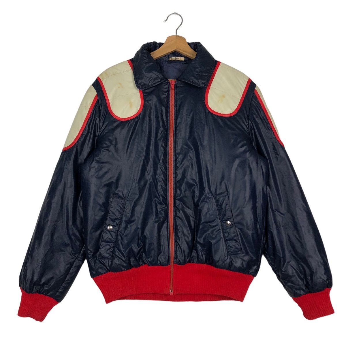 Marlboro 🔥90’s Vintage Bomber Jacket Light Puffer Down Marlboro USA Size US S / EU 44-46 / 1 - 1 Thumbnail