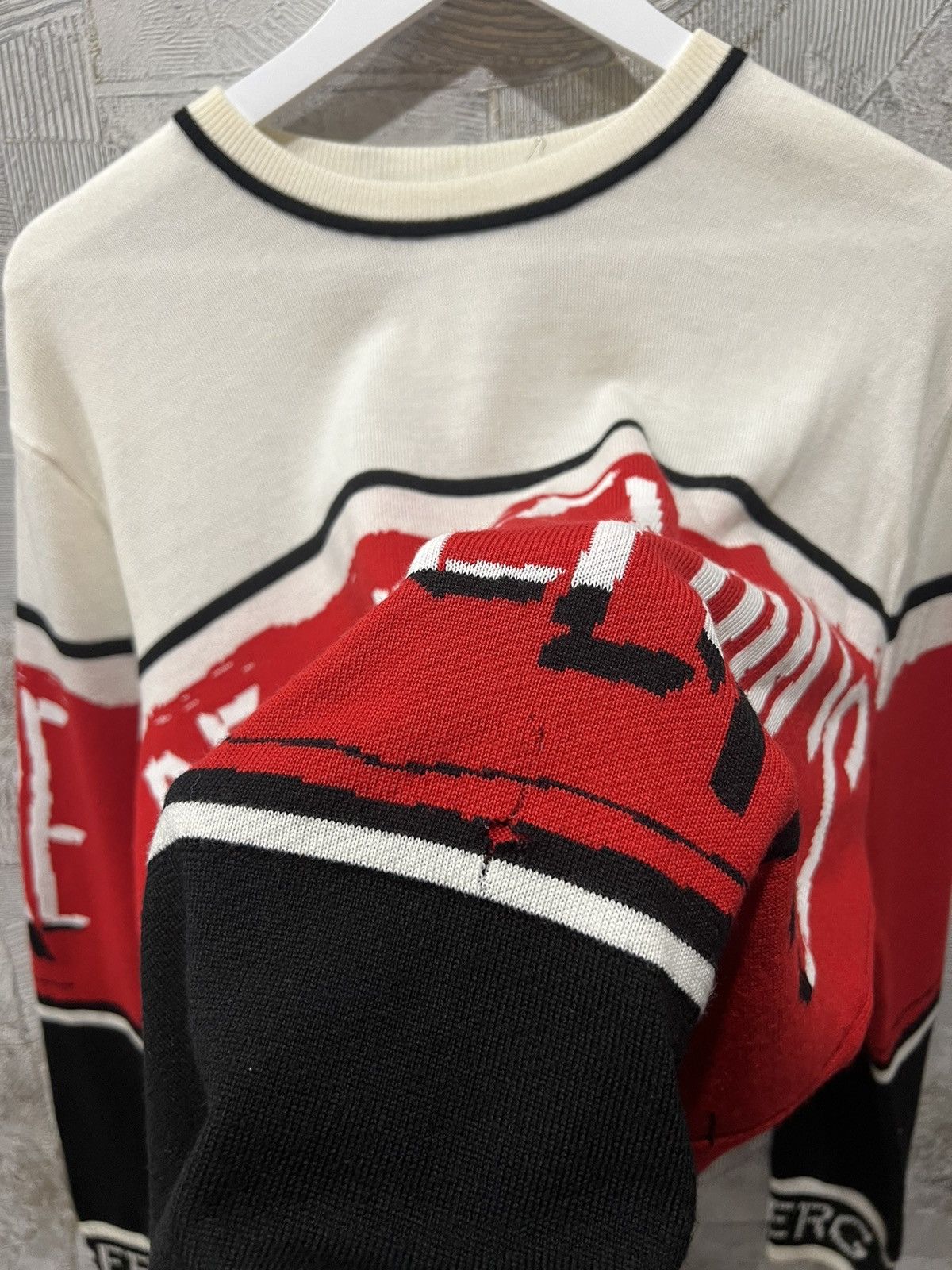 Iceberg 💰Very Rare💰 Iceberg “Real Feelings” wool sweater crew neck Size US L / EU 52-54 / 3 - 4 Thumbnail