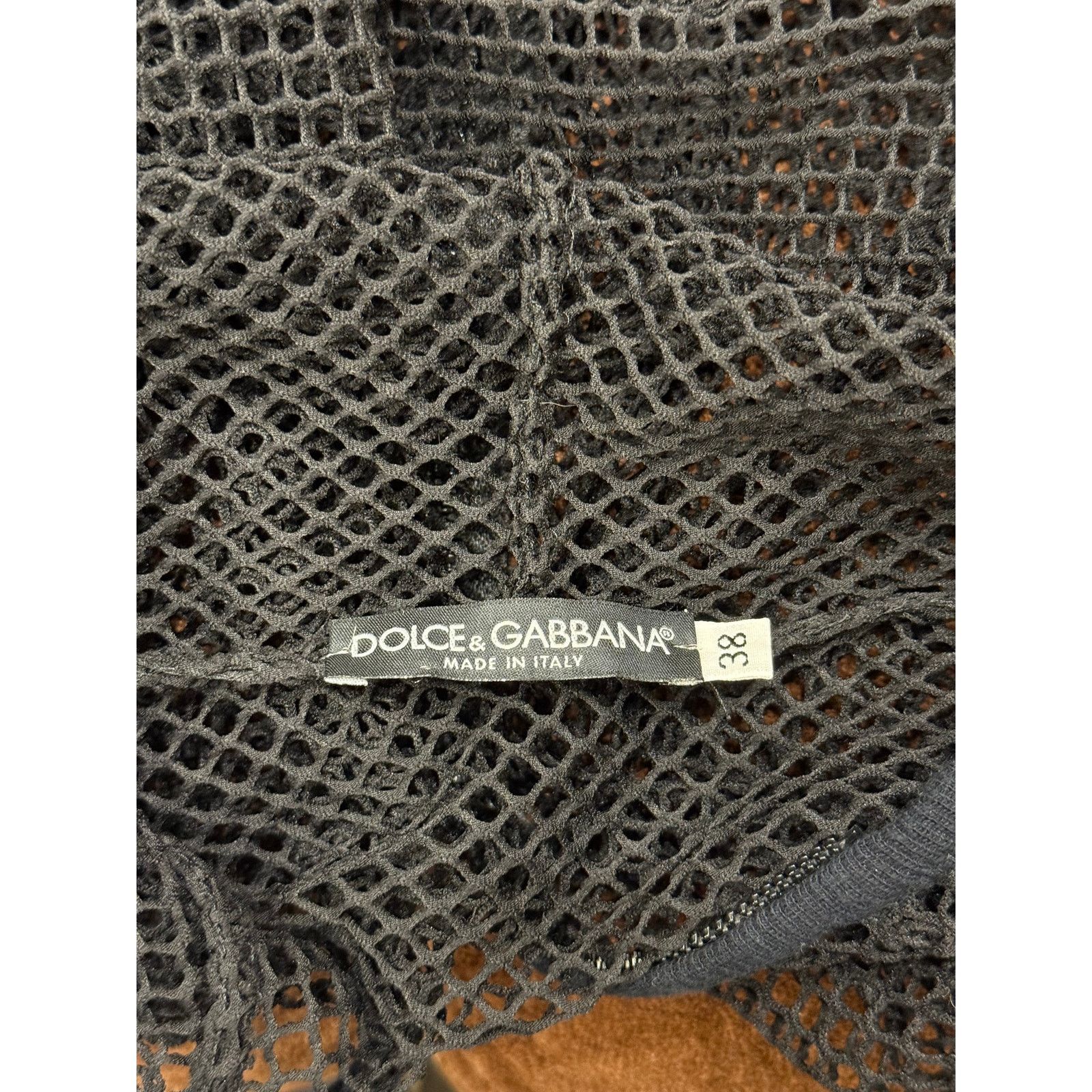 Dolce & Gabbana S/S2003 Dolce & Gabbana fishnet mesh hoodie Size XS / US 0-2 / IT 36-38 - 6 Thumbnail