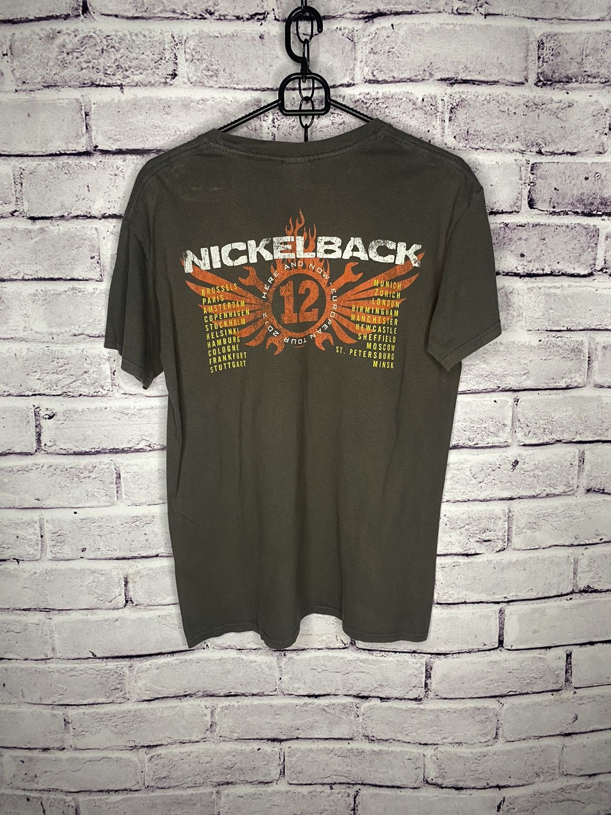 Band Tees Men's vintage 2012 Nikelback tour band tee shirts Size US M / EU 48-50 / 2 - 8 Thumbnail