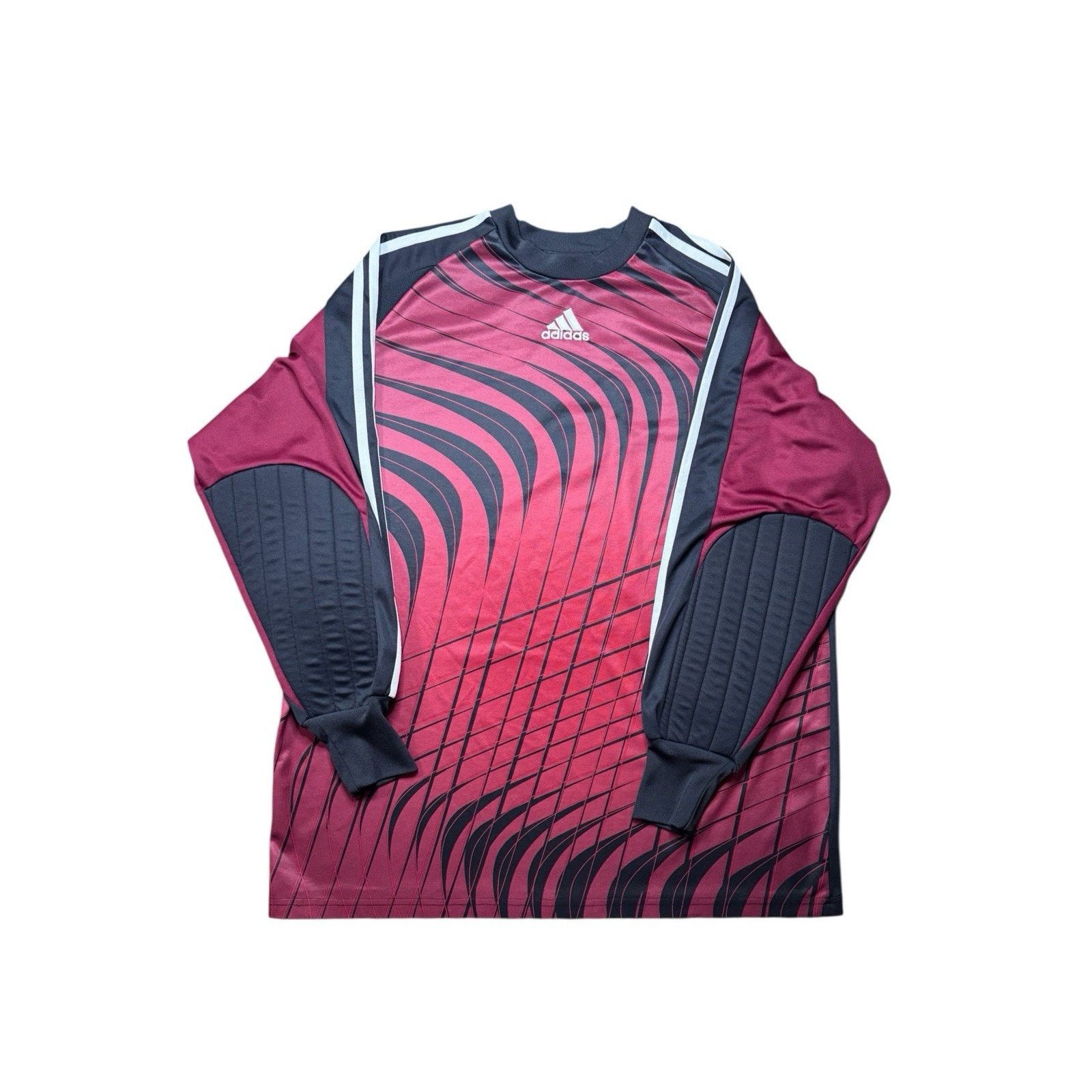 Adidas Vintage Adidas Soccer Goalie Jersey Padded Elbow Mens Large Size US L / EU 52-54 / 3 - 1 Thumbnail