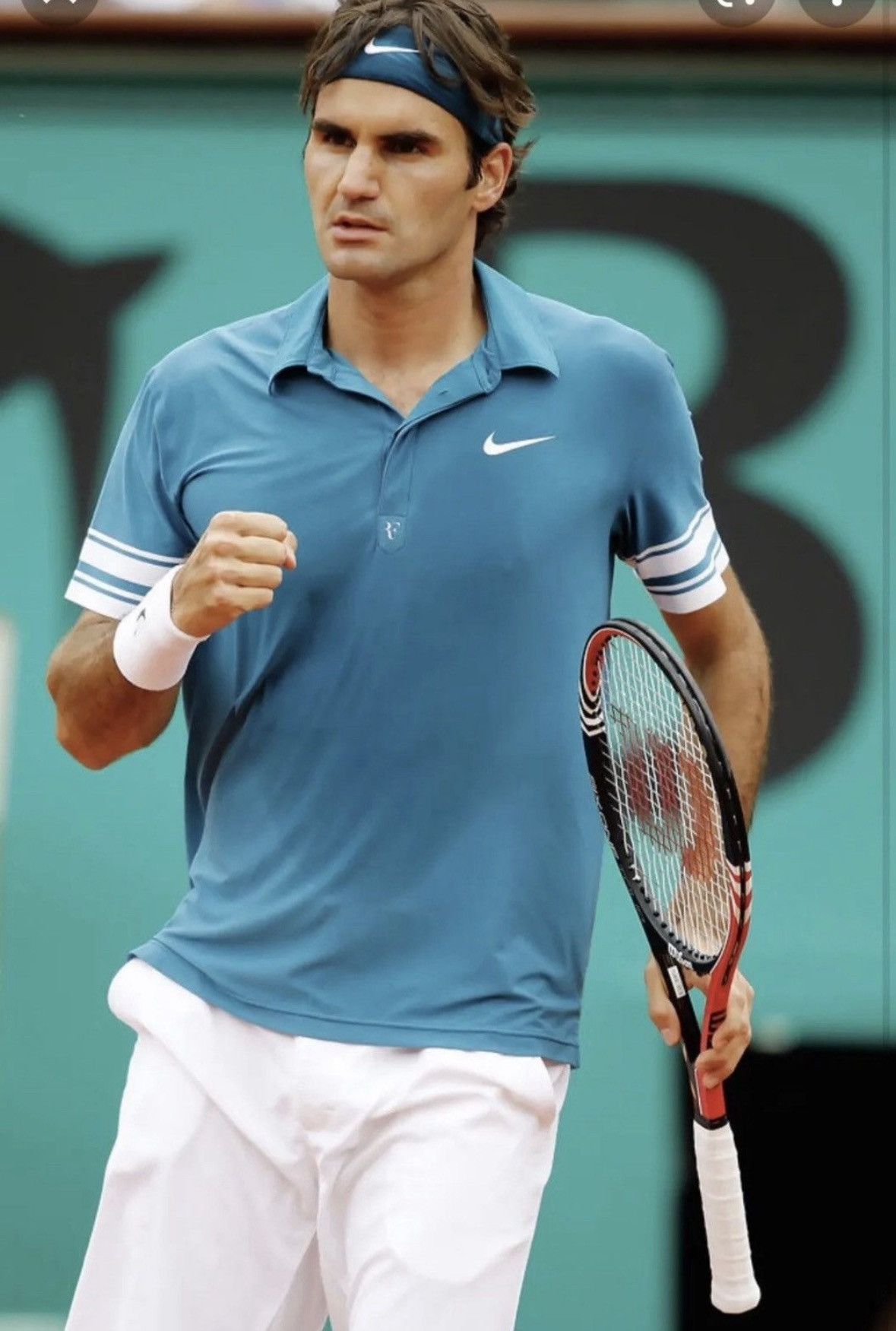 Nike Nike Roger Federer Tennis Polo 2010 XL Size US XL / EU 56 / 4 - 1 Thumbnail