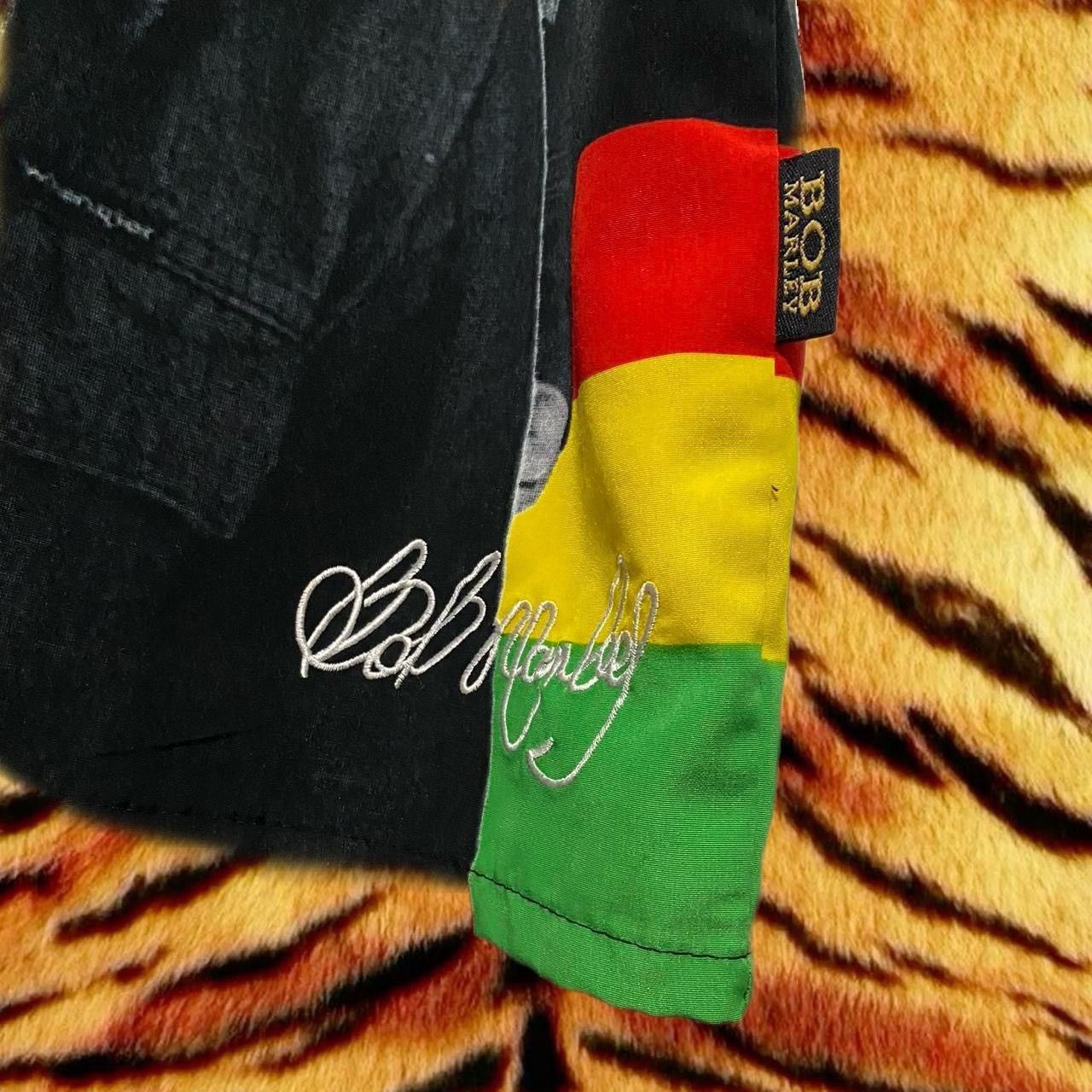 Vintage Bob Marley Button Up Shirt Size US L / EU 52-54 / 3 - 3 Thumbnail