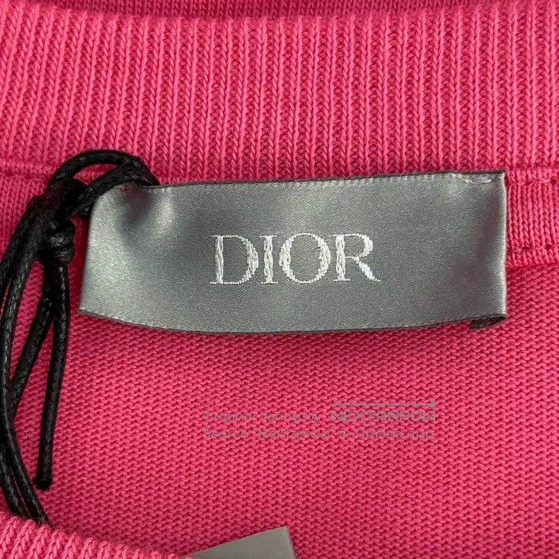 Dior Dior Rose-red gradient embroidery logo short sleeves Size US M / EU 48-50 / 2 - 5 Thumbnail