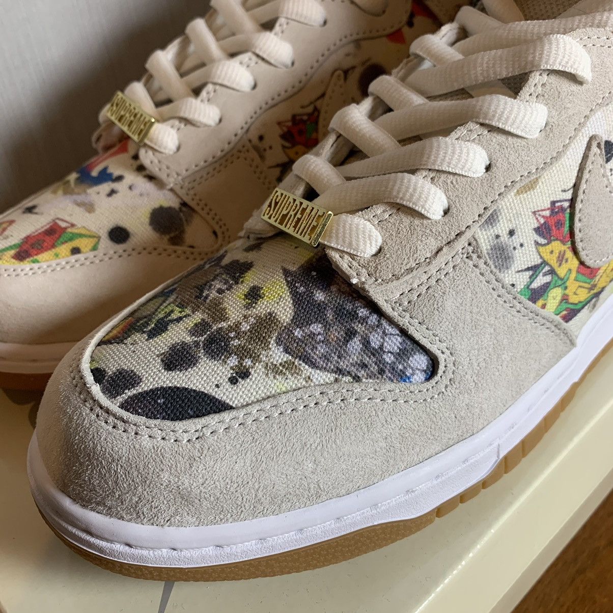 Nike × Supreme Supreme Nike SB Dunk High Rammellzee Size US 11 / EU 44 - 2 Thumbnail
