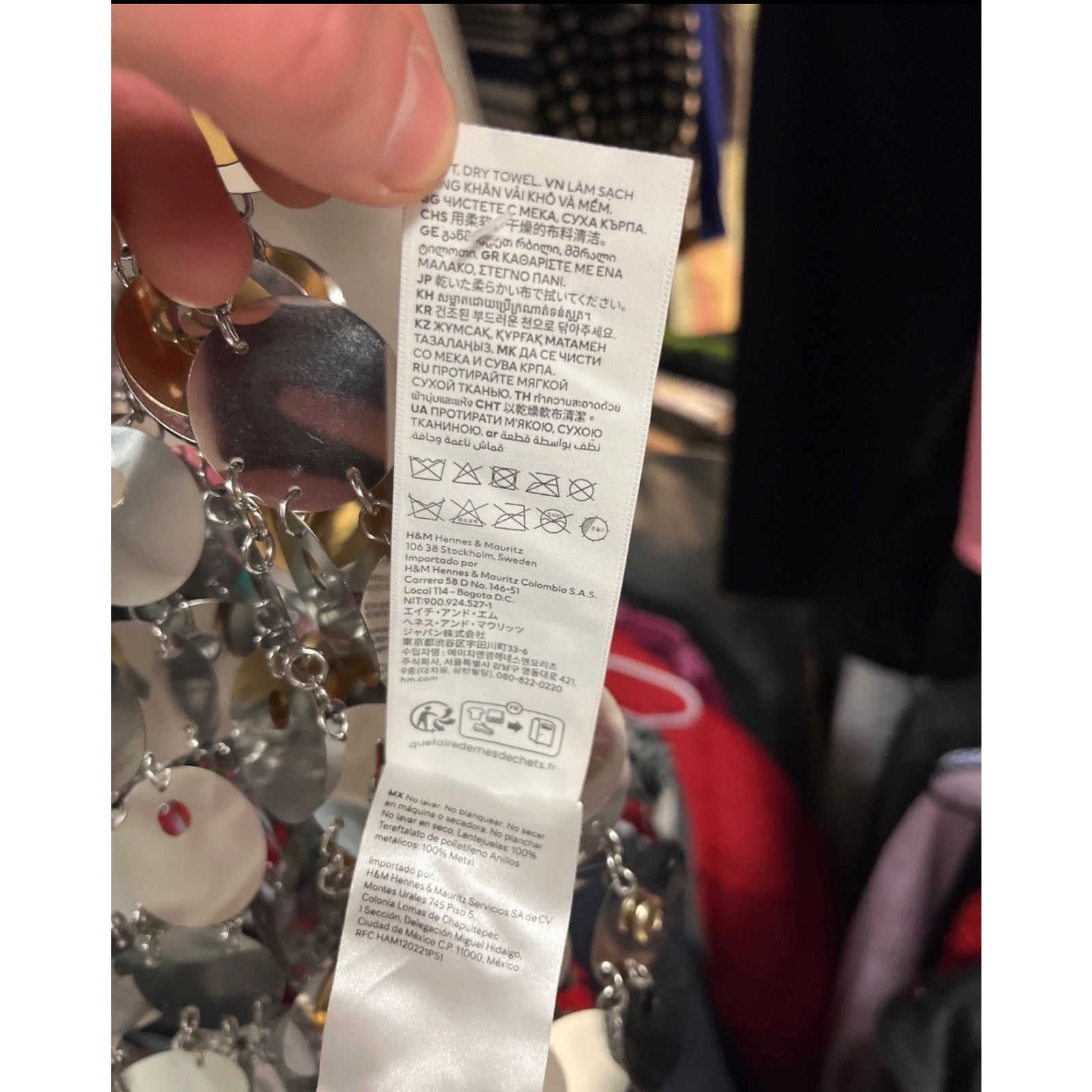 Paco Rabanne Paco Rabanne x H&M Silver Metal Dress - Size XL Size XL / US 12-14 / IT 48-50 - 5 Thumbnail