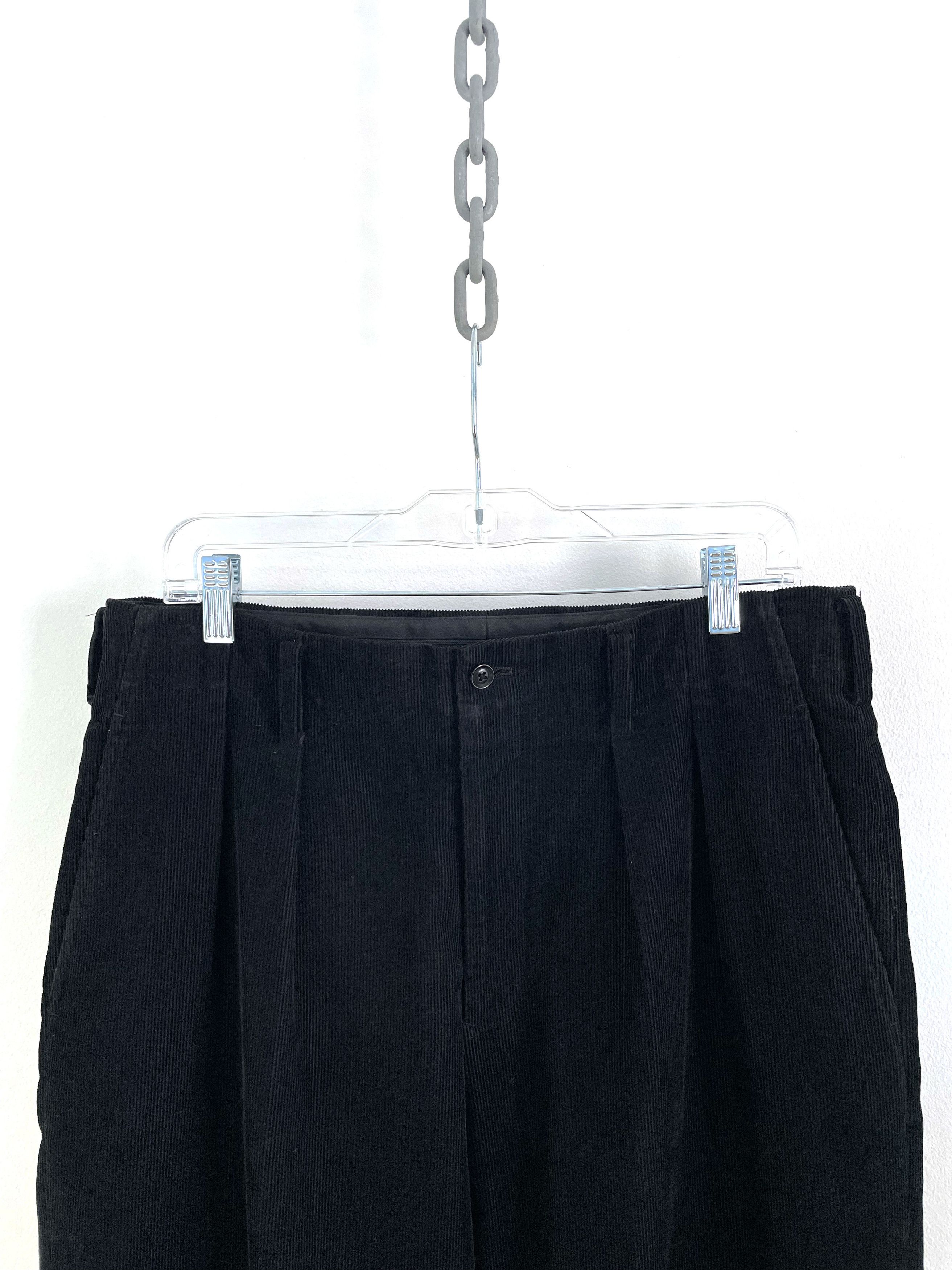Yohji Yamamoto Pleated Corduroy Sample Pants Size US 32 / EU 48 - 3 Thumbnail