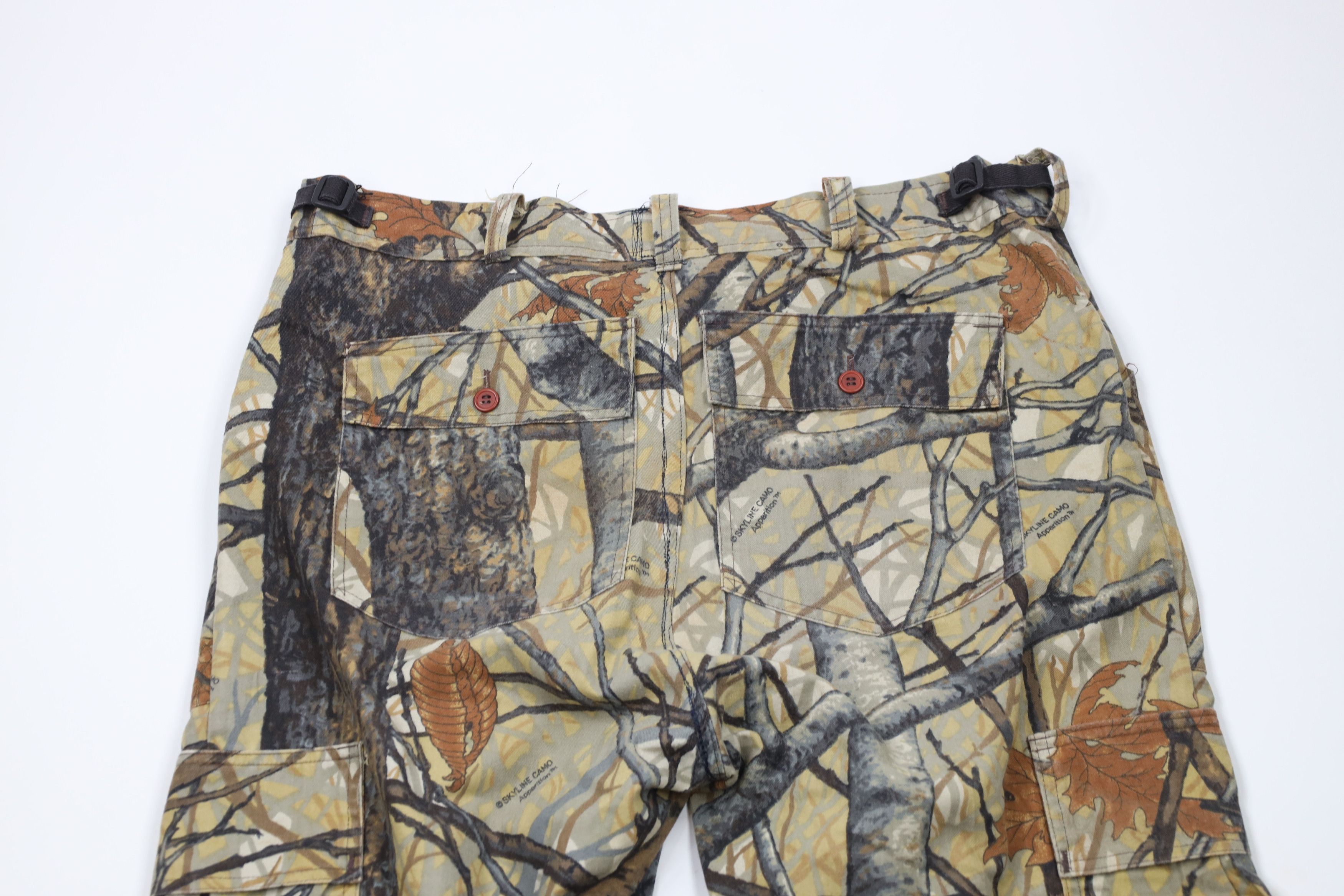 Vintage Vintage 90s Streetwear Camouflage Apparition Wide Leg Pants Size US 38 / EU 54 - 12 Thumbnail