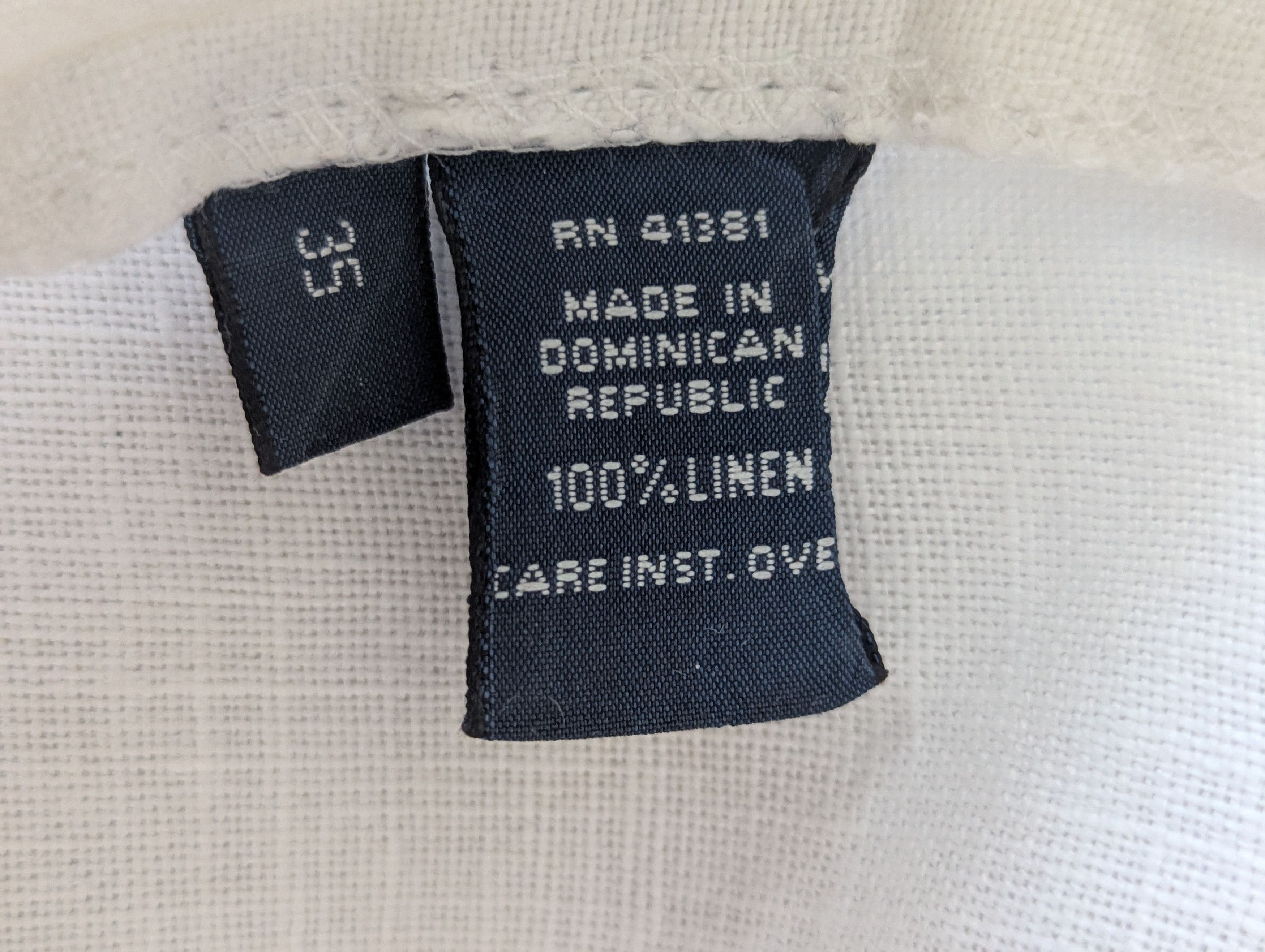 Polo Ralph Lauren Linen Short White Pant Size US 35 - 4 Thumbnail