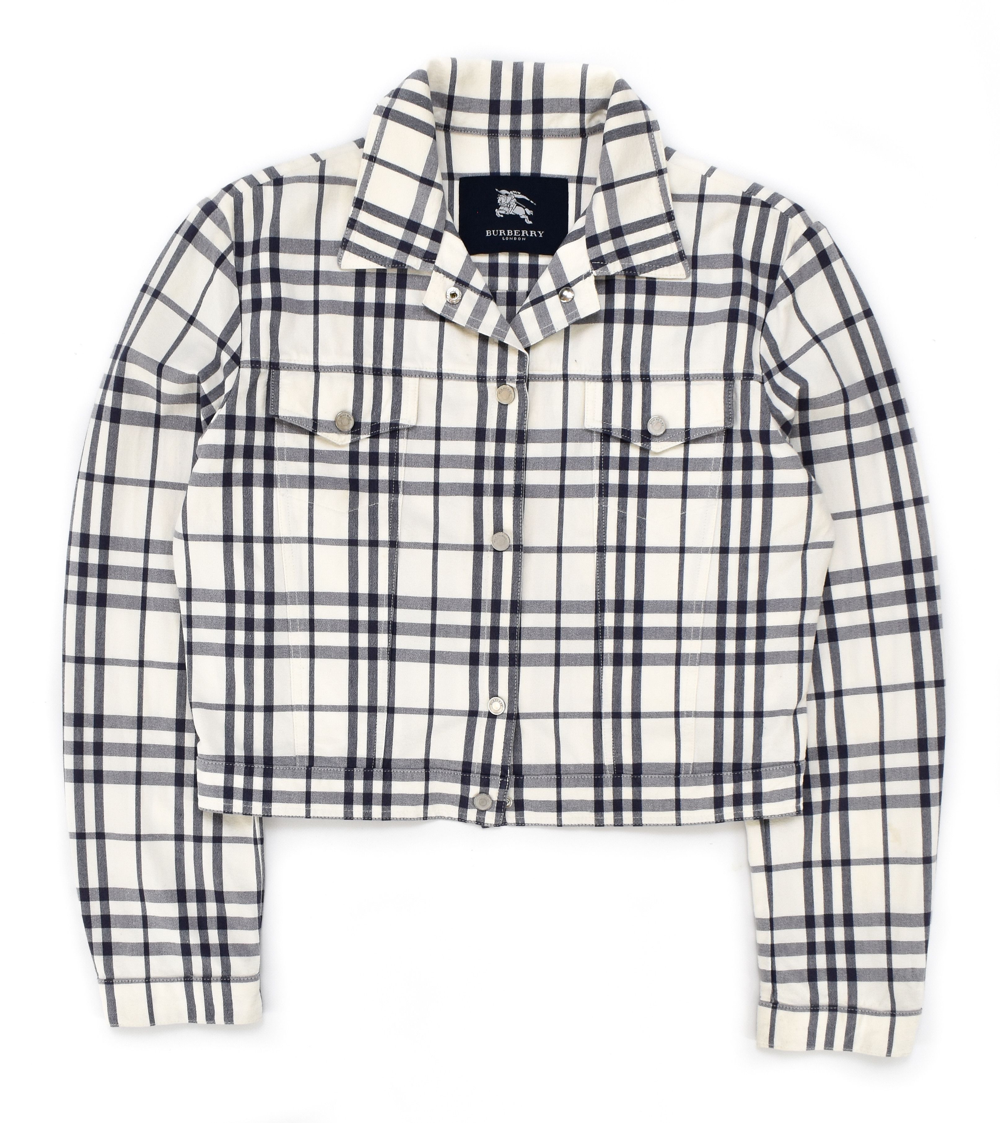 Burberry BURBERRY Vintage Full Nova Check Cotton Coat Jacket 44IT Size XL / US 12-14 / IT 48-50 - 5 Thumbnail