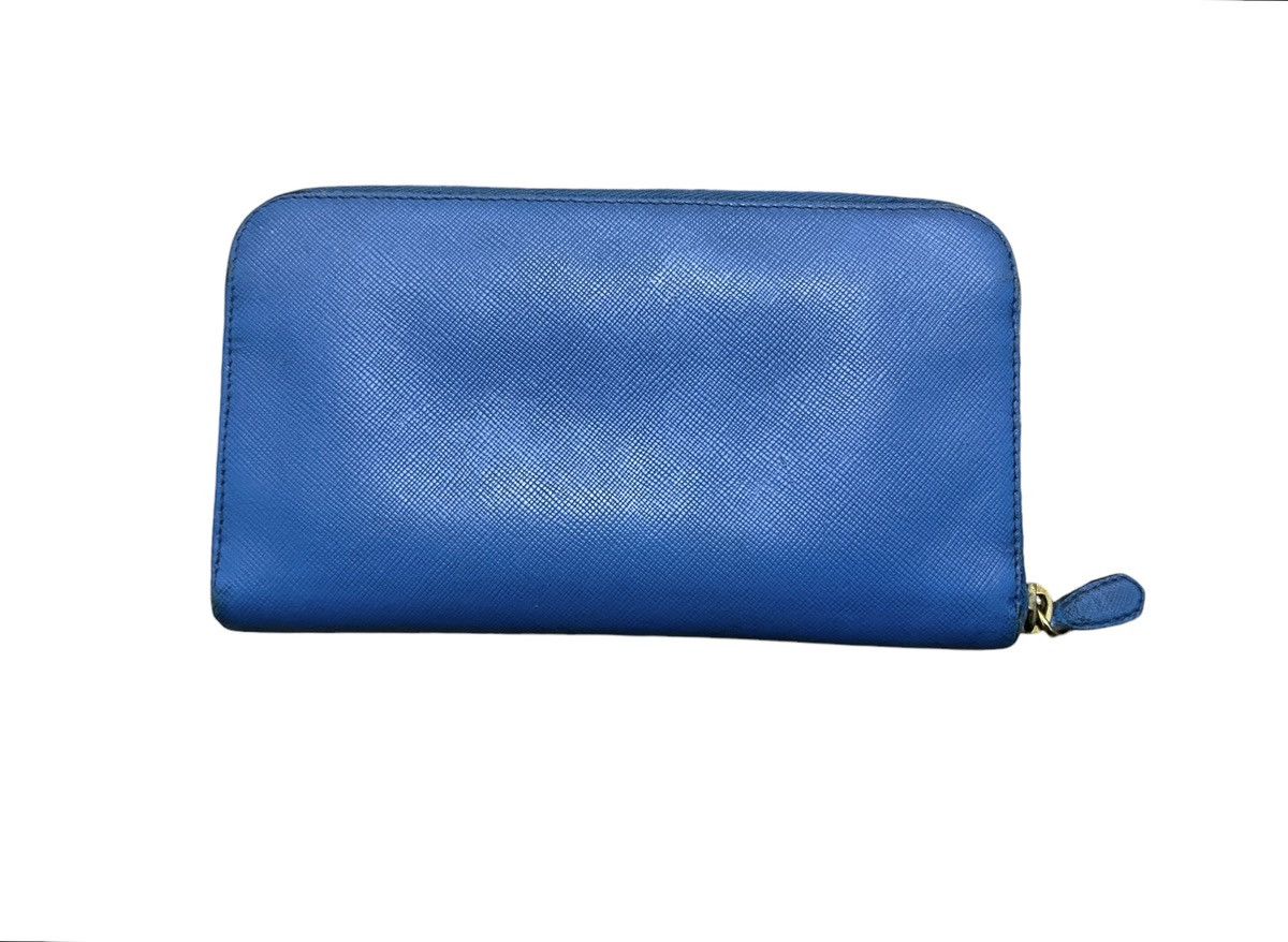 Designer × Prada Rare Design Vintage Brand Prada Long Wallet 1990s Size ONE SIZE - 2 Thumbnail