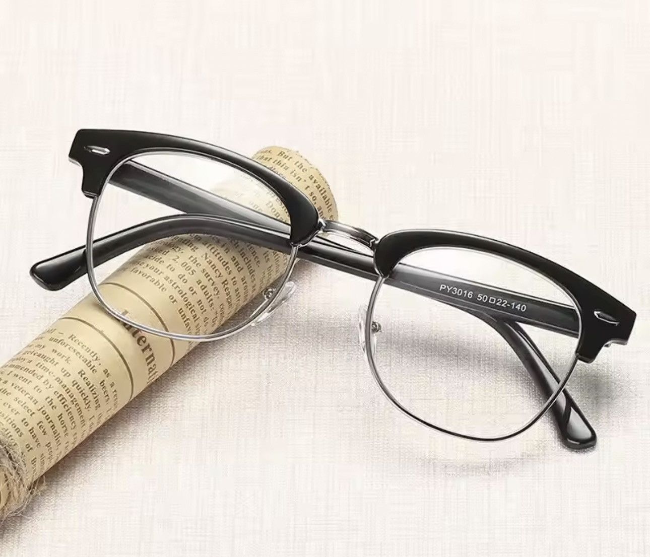 Electric Visual LuxuryStyle high quality Half frame anti blue light glasses Size ONE SIZE - 5 Thumbnail