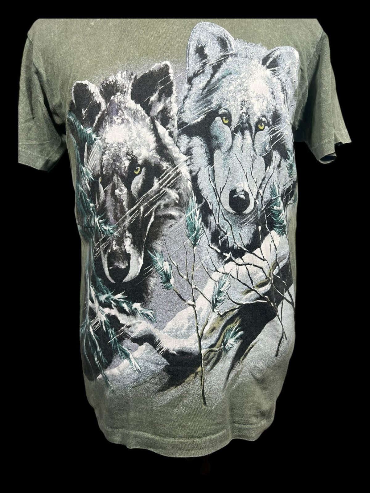 Vintage Vintage Wolf All Over Print T-Shirt Size US M / EU 48-50 / 2 - 3 Thumbnail