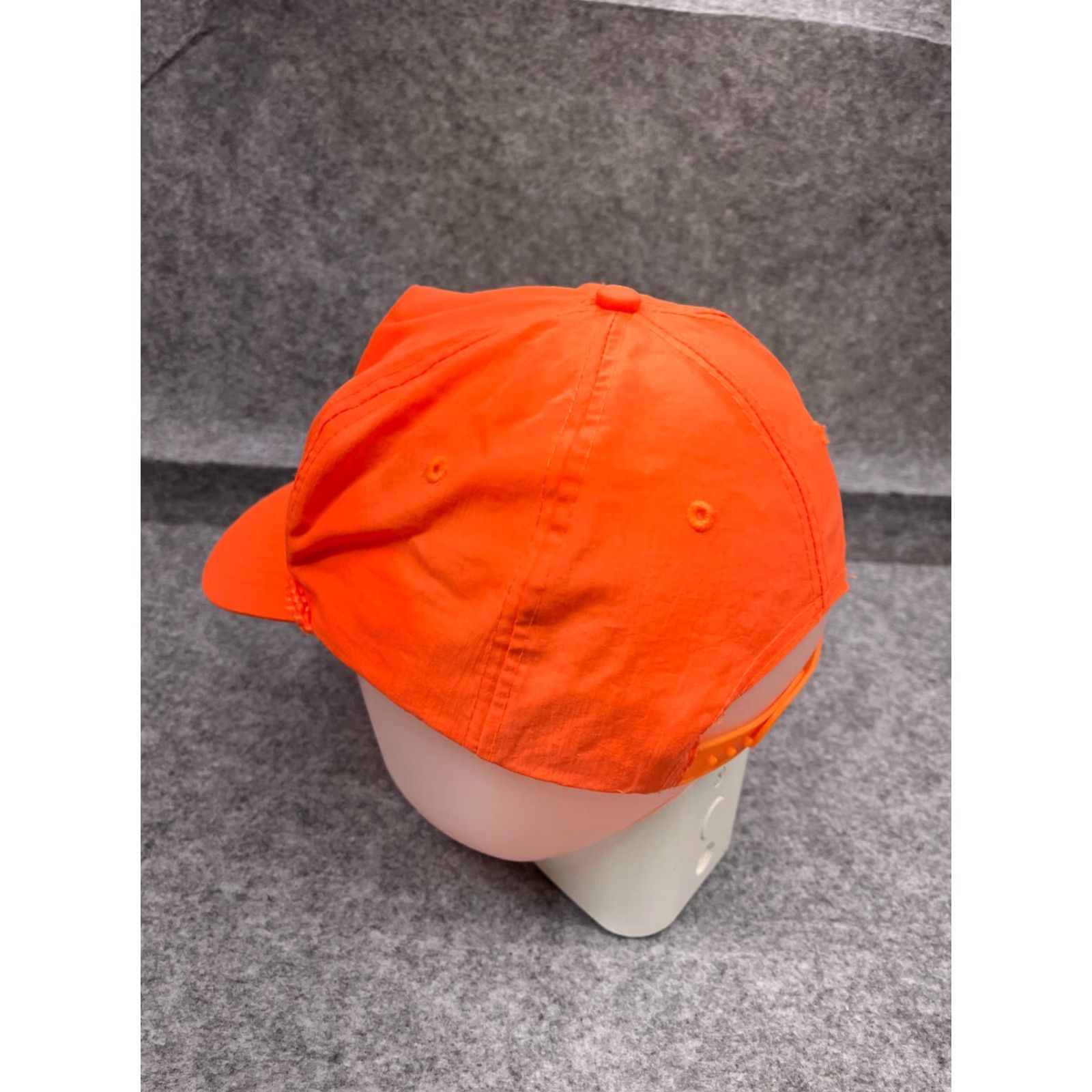 Vintage VINTAGE Nissin Hat Baseball Cap Strap Back Adult OS Orange 90s Beach Casual Adjustable 90s Mens Hats Size ONE SIZE - 5 Thumbnail