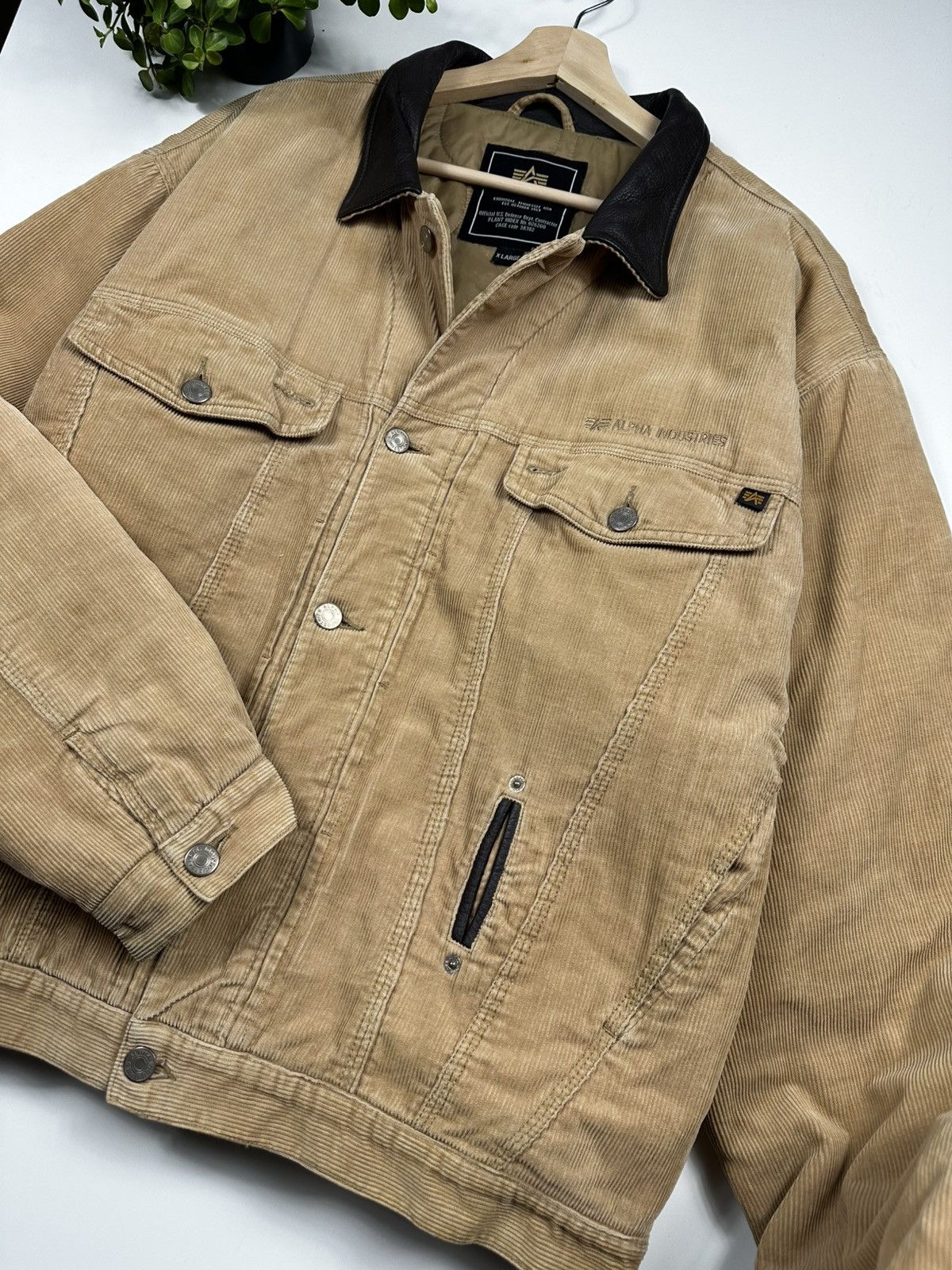 Alpha Industries Vintage Alpha Industries x The Cords MA1 Bomber Jacket Size US XL / EU 56 / 4 - 5 Thumbnail