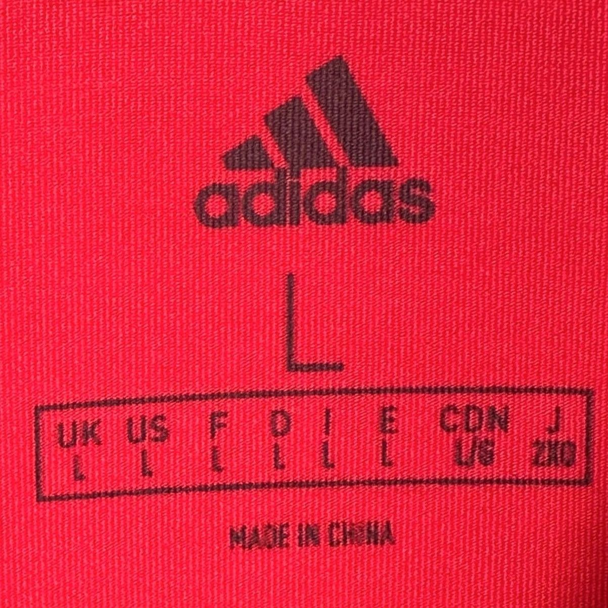 Adidas Adidas Golf Polo Shirt Mens Large Red Blue Colorblock Performance Rugby Athletic Size US L / EU 52-54 / 3 - 4 Thumbnail