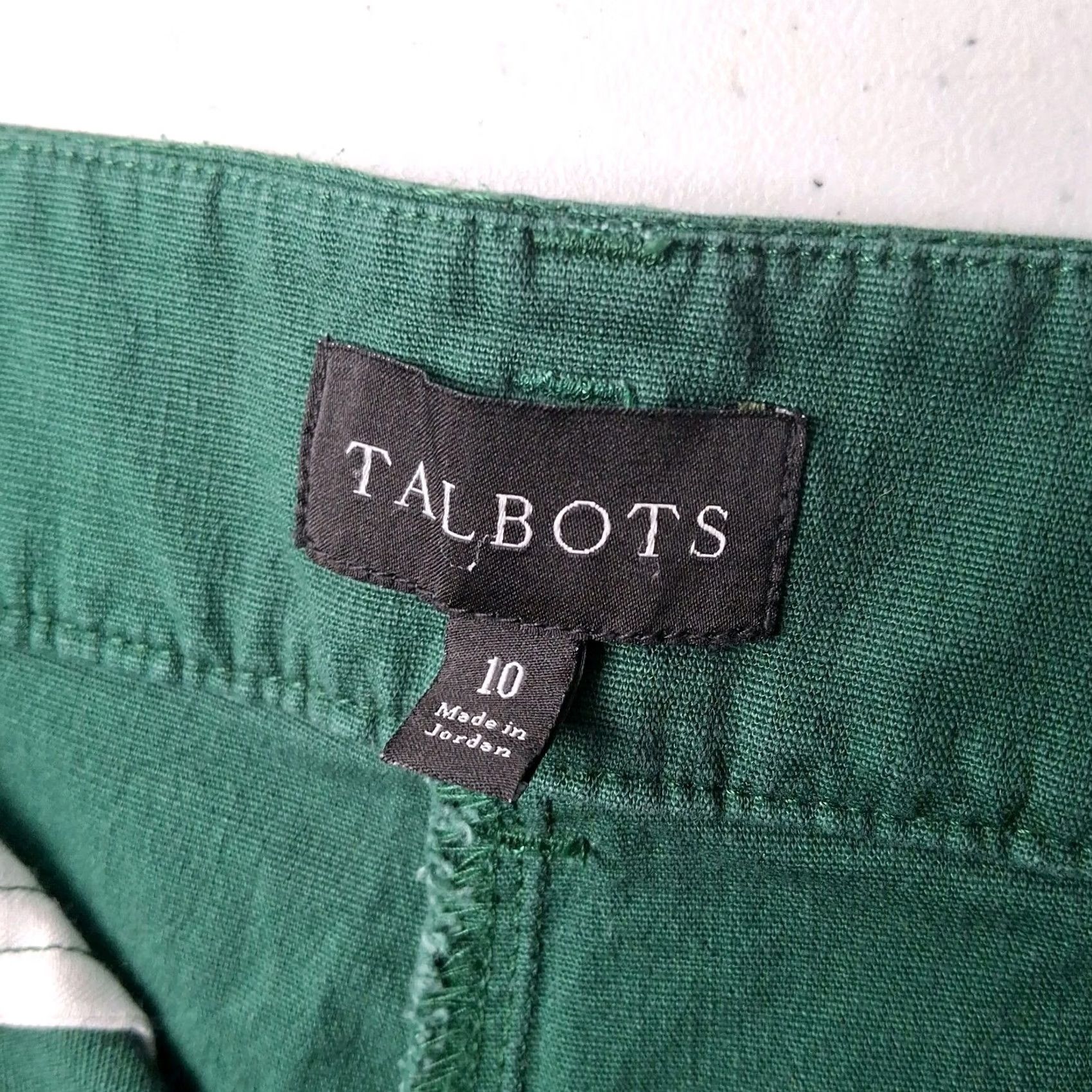 Talbots Talbots Bermuda Shorts Women Size 10 Green Cotton Blend Classic Preppy Size 32" / US 10 / IT 46 - 5 Thumbnail