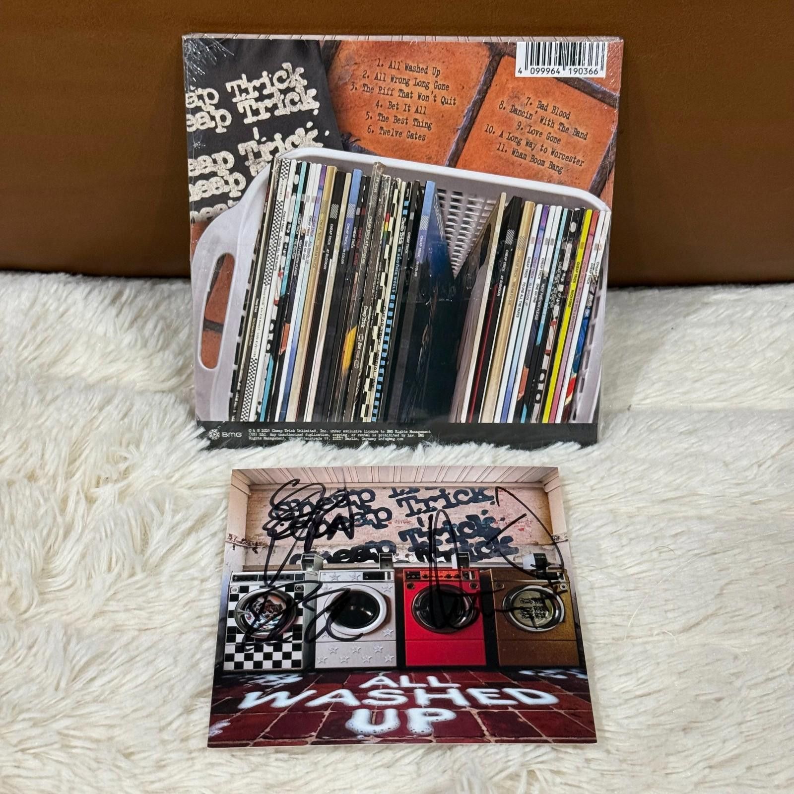 Other CHEAP TRICK: ALL WASHED UP CD SIGNED CARD FULL BAND, New! Size ONE SIZE - 2 Thumbnail