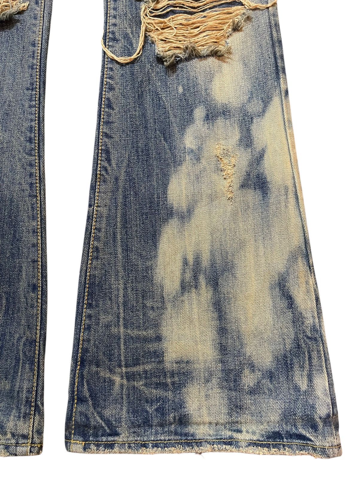 GOA 💥Rare💥 Vintage G.O.A Mud Wash Faded Distressed Flared GOA Size US 30 / EU 46 - 8 Thumbnail
