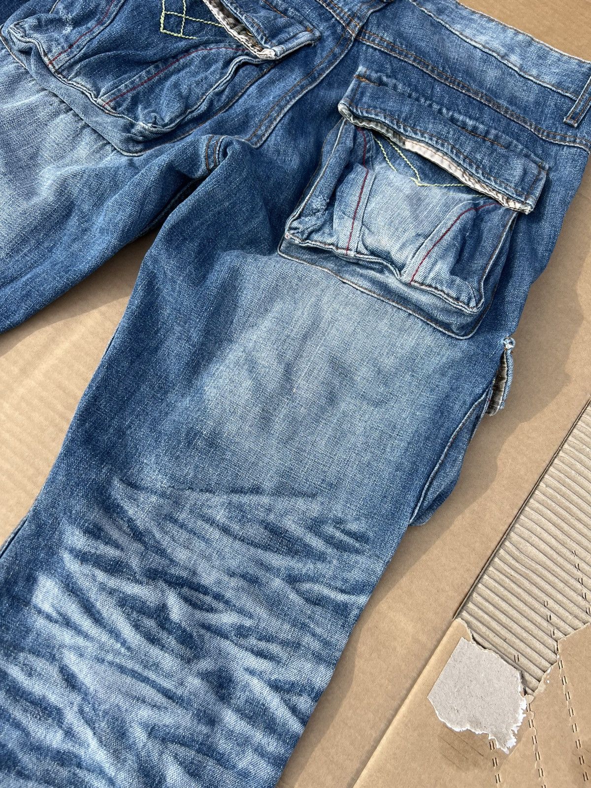 Japanese Brand Joneaa Japanese Streetwear Patchwork Jeans Size US 32 / EU 48 - 3 Thumbnail