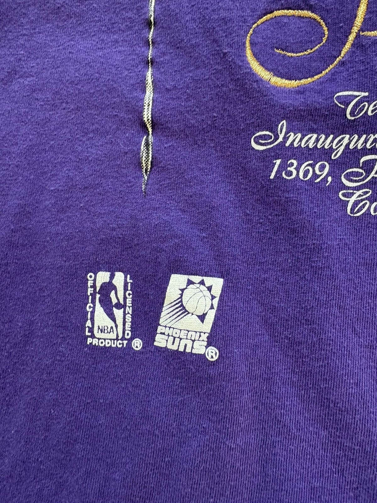 Nutmeg Phoenix Suns Nutmeg Mills Vintage 90s Single Stitch Tee XL Size US XL / EU 56 / 4 - 7 Thumbnail