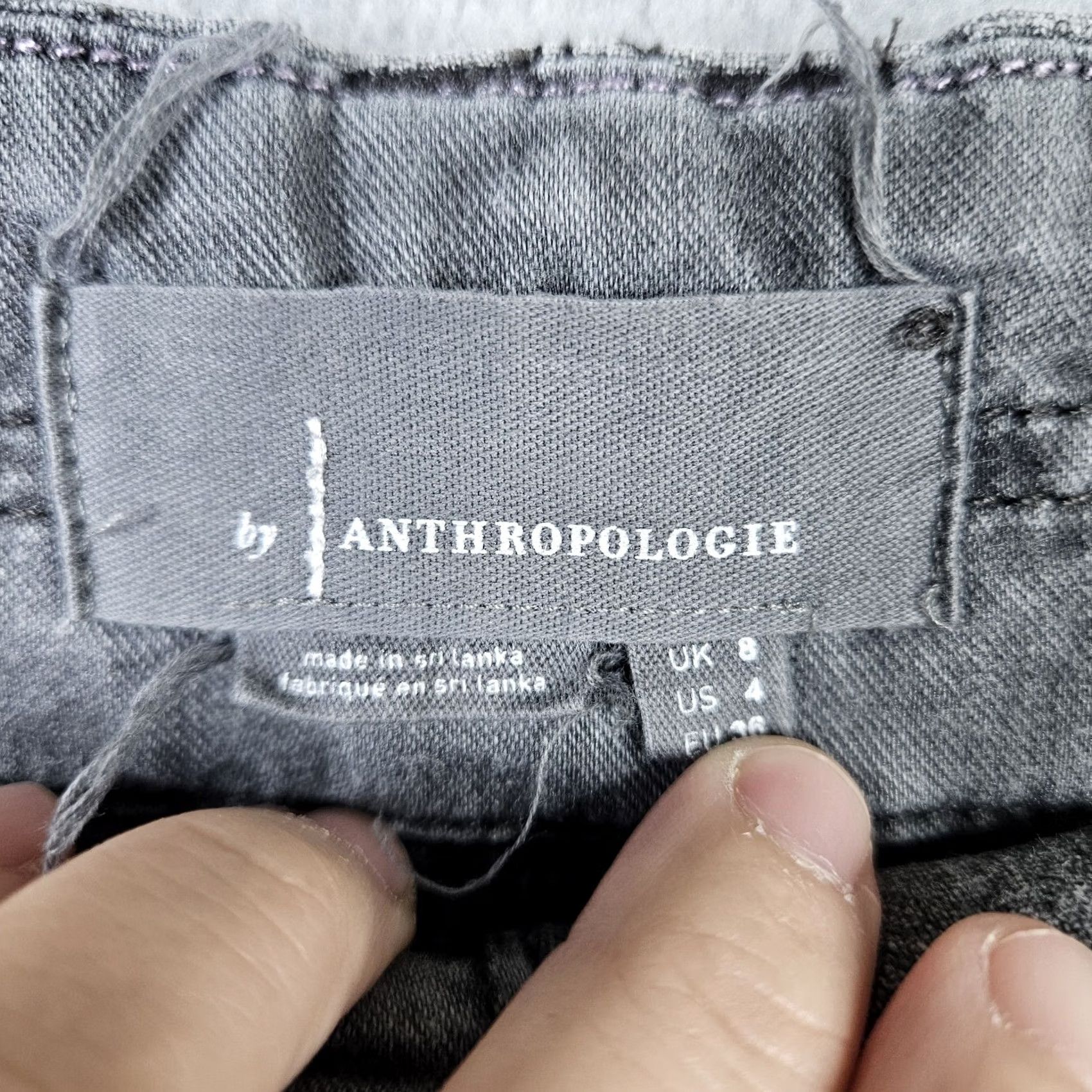 Anthropologie Anthropologie Women’s Cargo Pants Gray Linen Pockets Size 4 Regular Wide-Leg Front Flat Front Vintage No (adult) Size 27" / US 4 / IT 40 - 7 Thumbnail