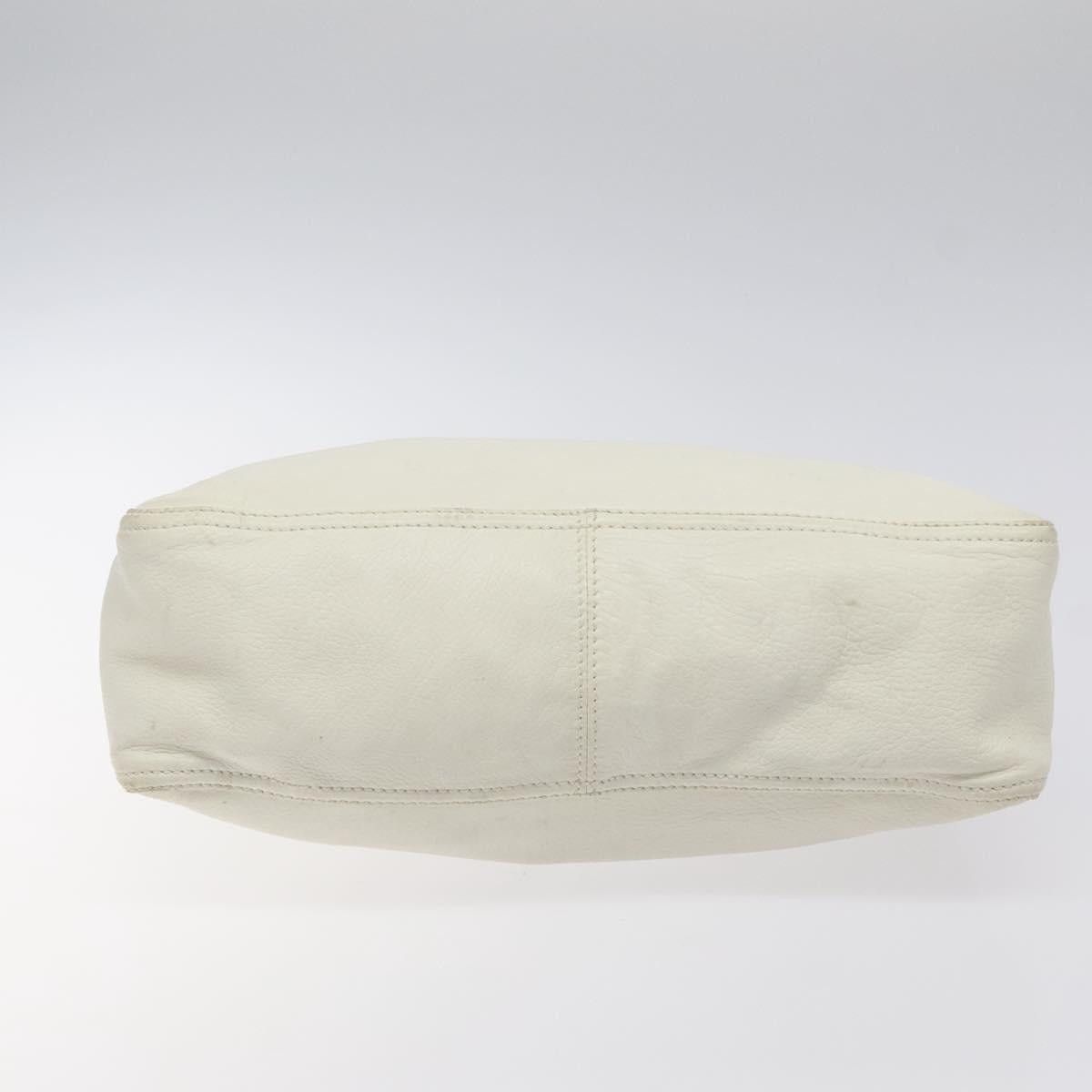 Fendi FENDI Hand Bag Leather White Silver Size ONE SIZE - 9 Thumbnail