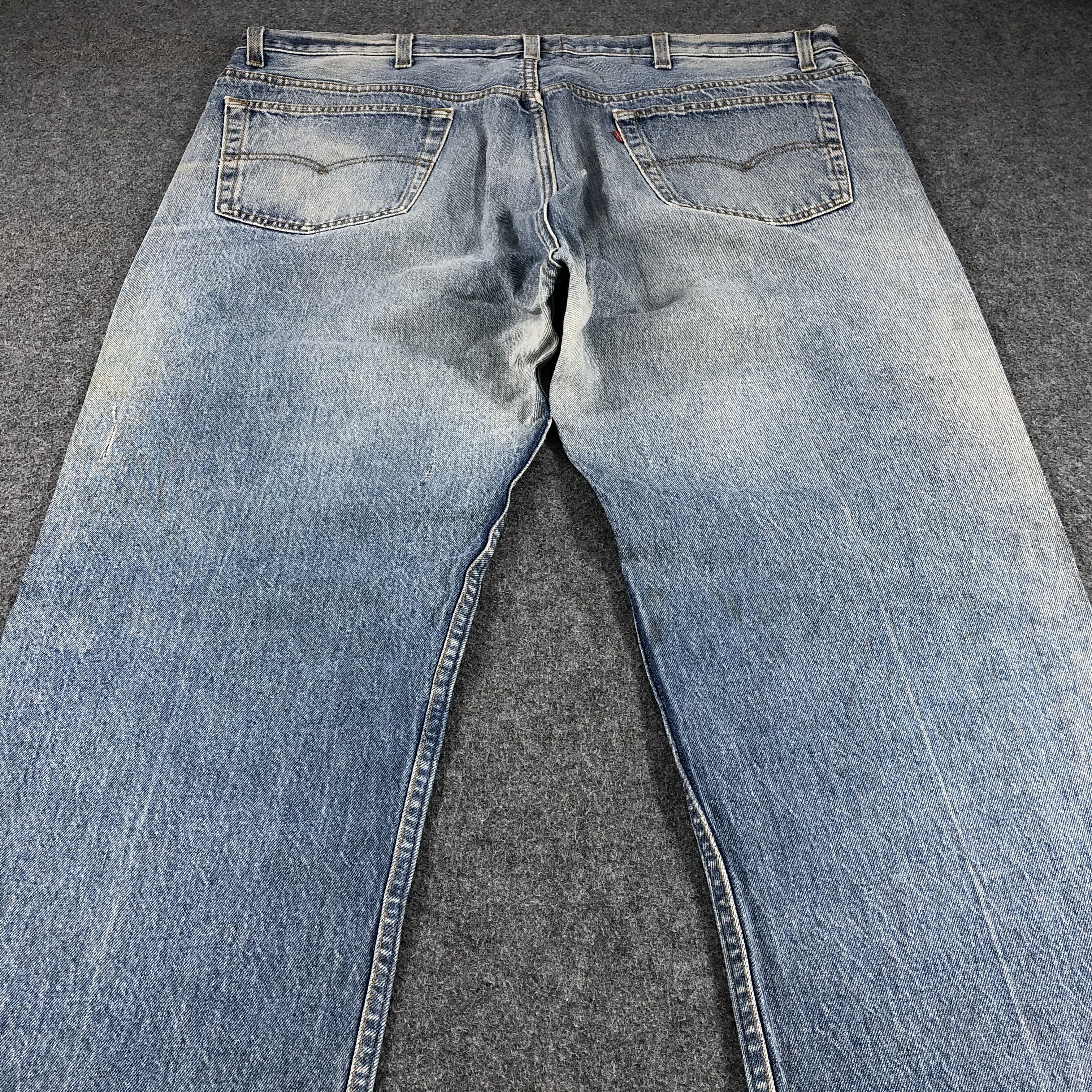 Levi's × Vintage Vintage 90s Light Wash Levis 501 Jeans-JM866 Size US 43 - 4 Thumbnail