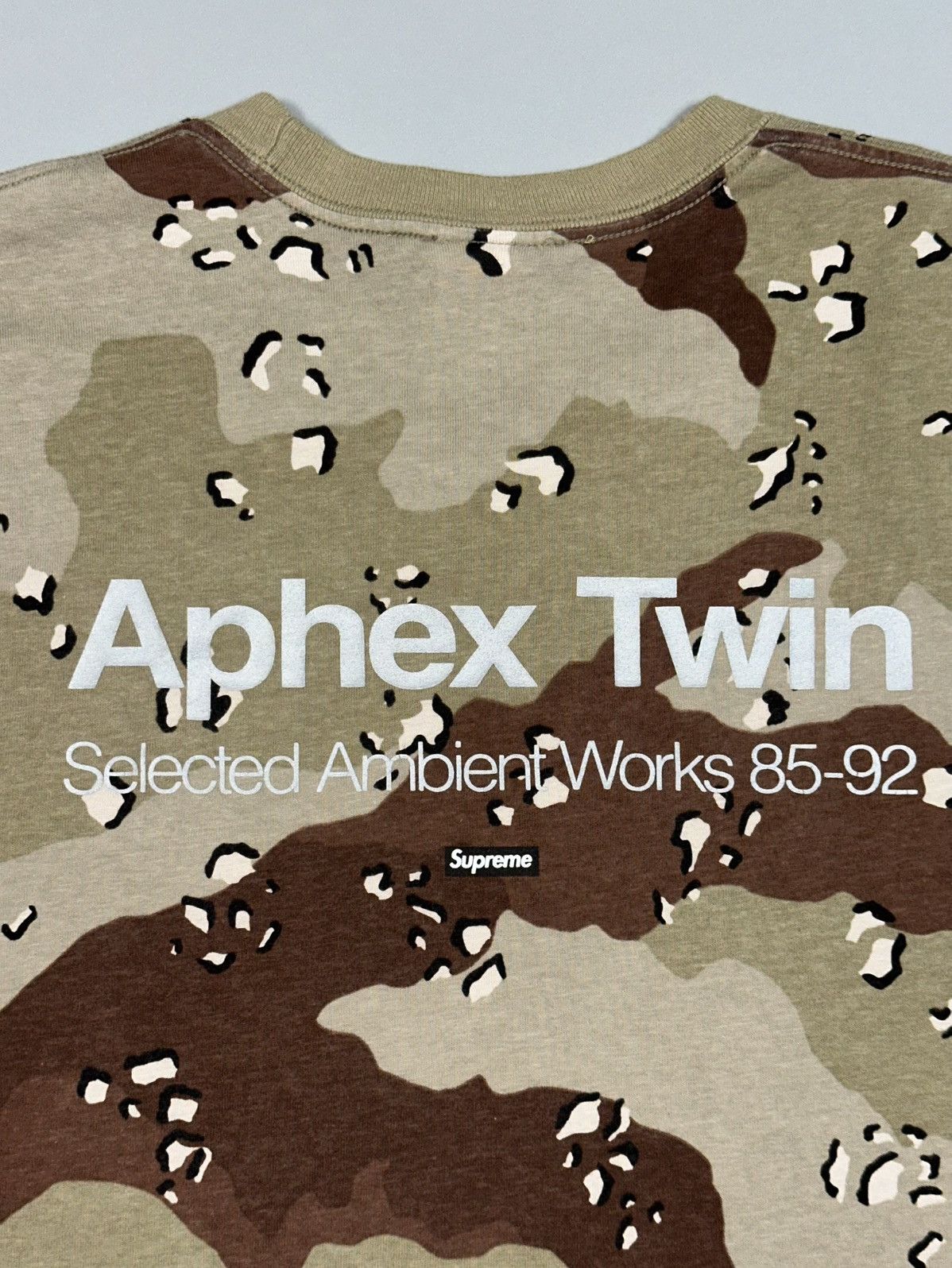 Supreme Supreme x Aphex Twin Ambient Works T-Shirt Desert Camo Size US XL / EU 56 / 4 - 4 Thumbnail