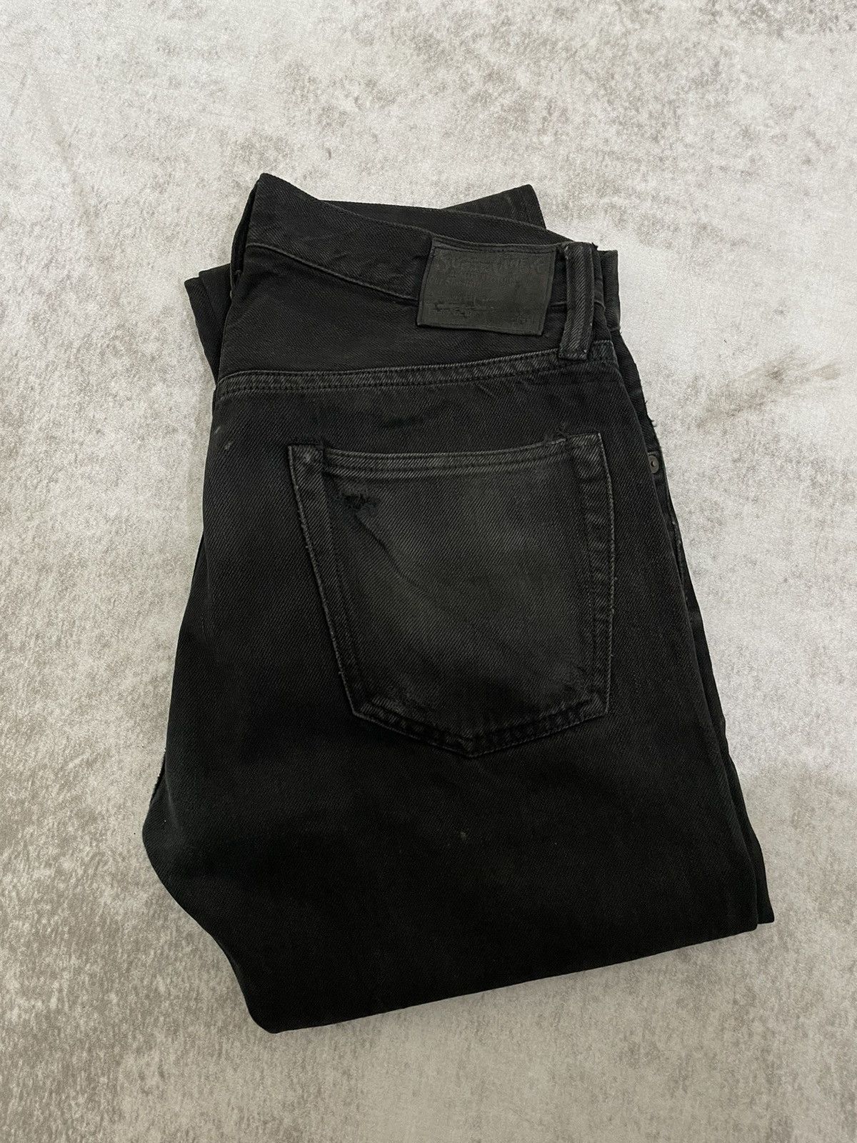 Buzz Rickson's 2000s- Sugar Cane Toyo Enterprise Black Denim Size US 30 / EU 46 - 9 Thumbnail