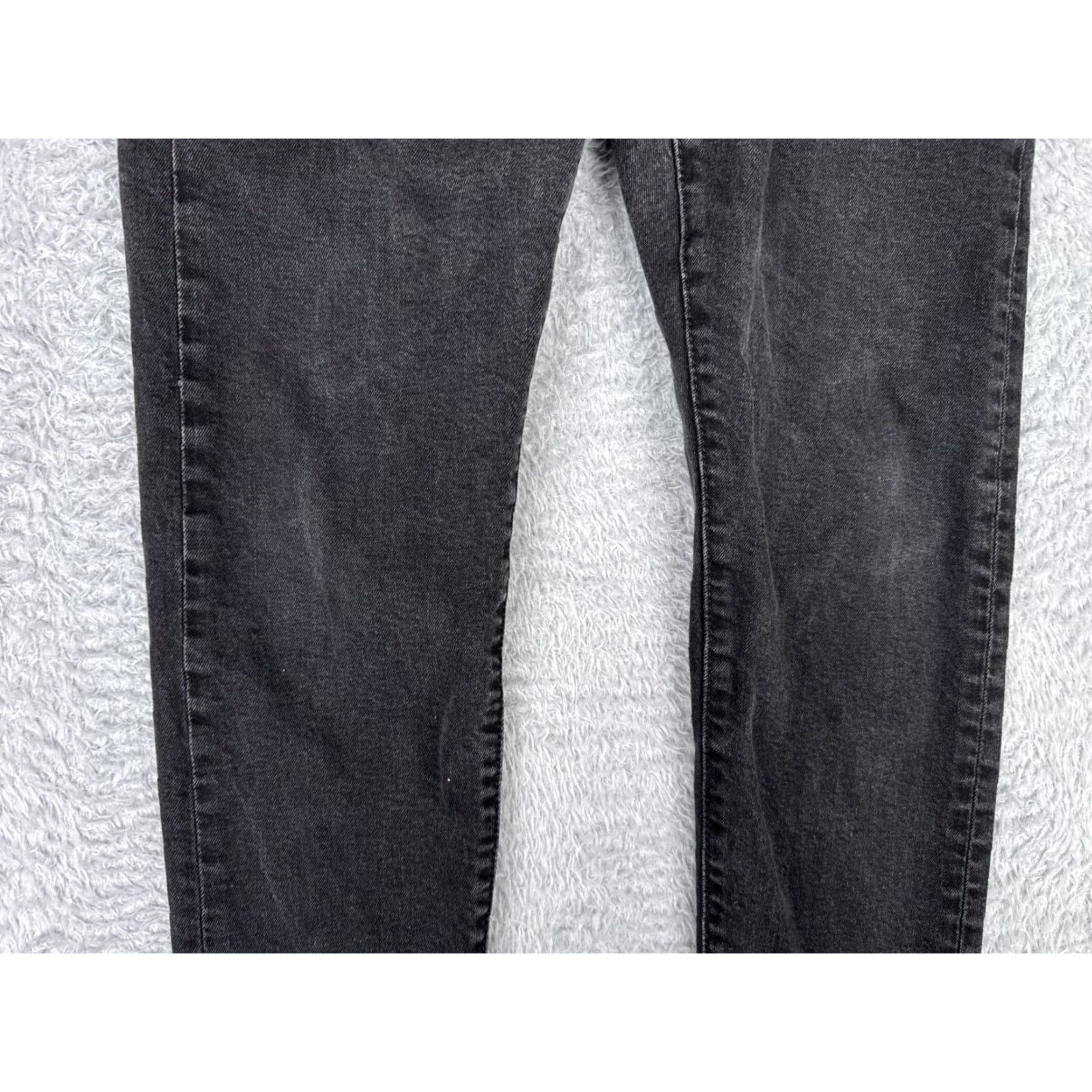 Levi's Levis 512 Jeans Black Denim Distressed Cotton 34x29 5-Pocket Regular Fit Adult Men Jeans Vintage No Size US 34 / EU 50 - 3 Thumbnail