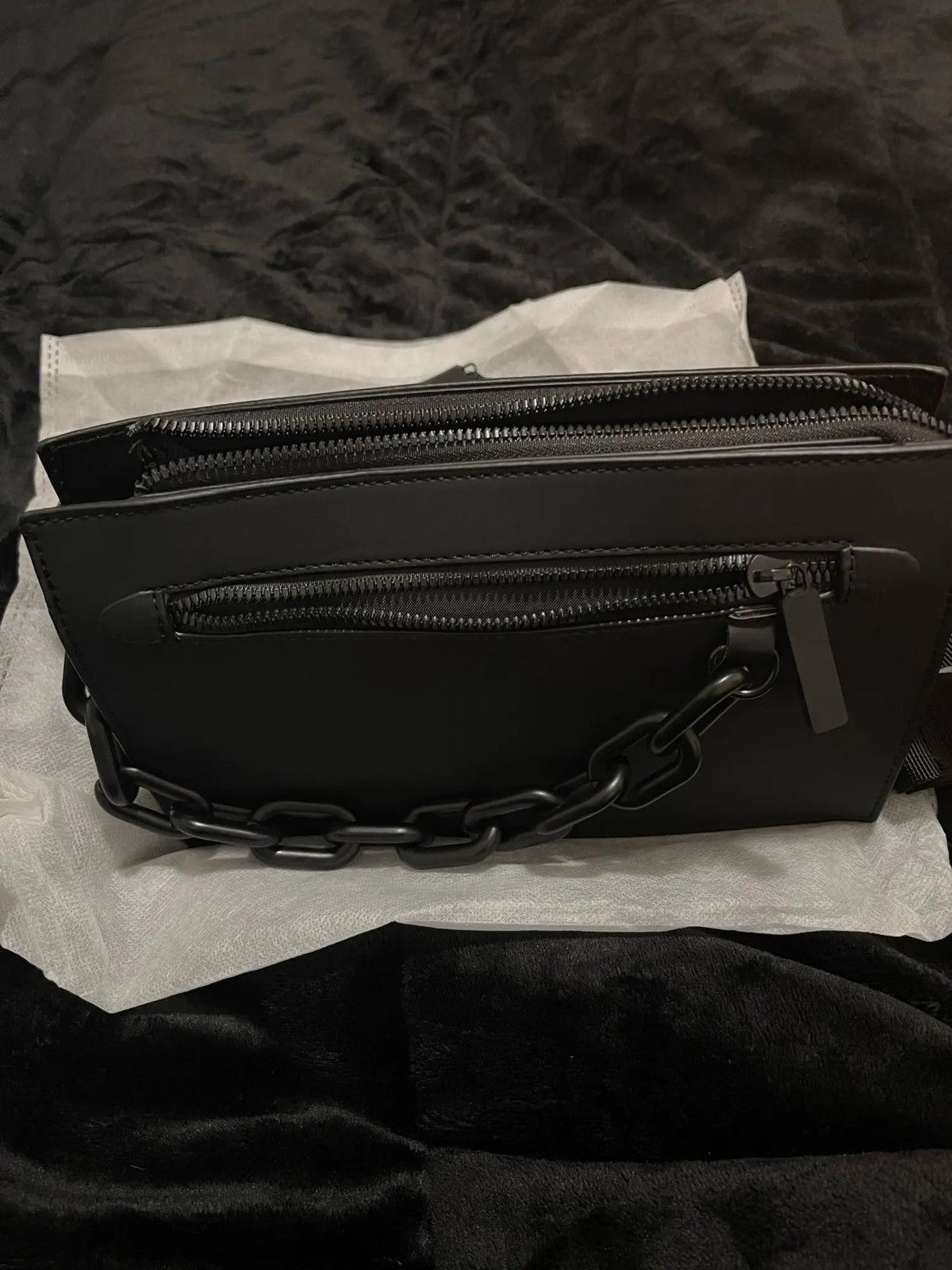 Japanese Brand Streetwear Men's Box Crossbody Bag Size ONE SIZE - 9 Thumbnail