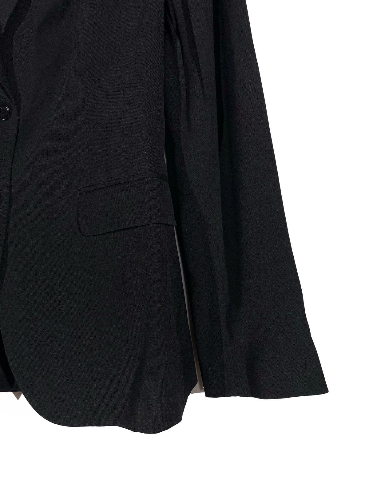 Dolce & Gabbana DG Basic Wool Business Blazer Black Women Italy Size 38 Lux Size XS / US 0-2 / IT 36-38 - 2 Thumbnail