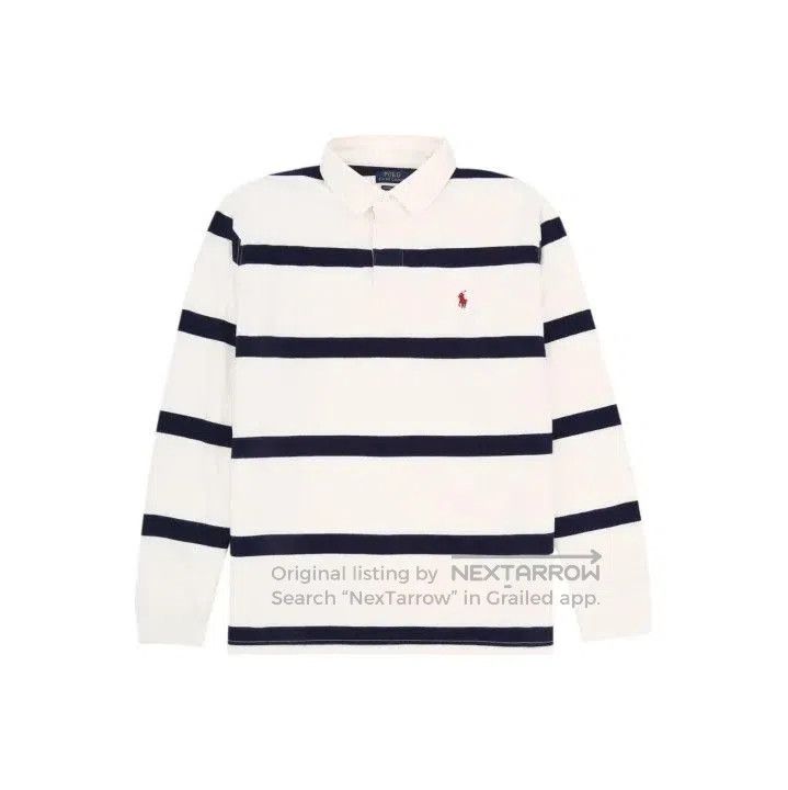 Polo Ralph Lauren Polo Ralph Lauren Pony Logo Striped Long Sleeve Polo. Size US M / EU 48-50 / 2 - 1 Thumbnail