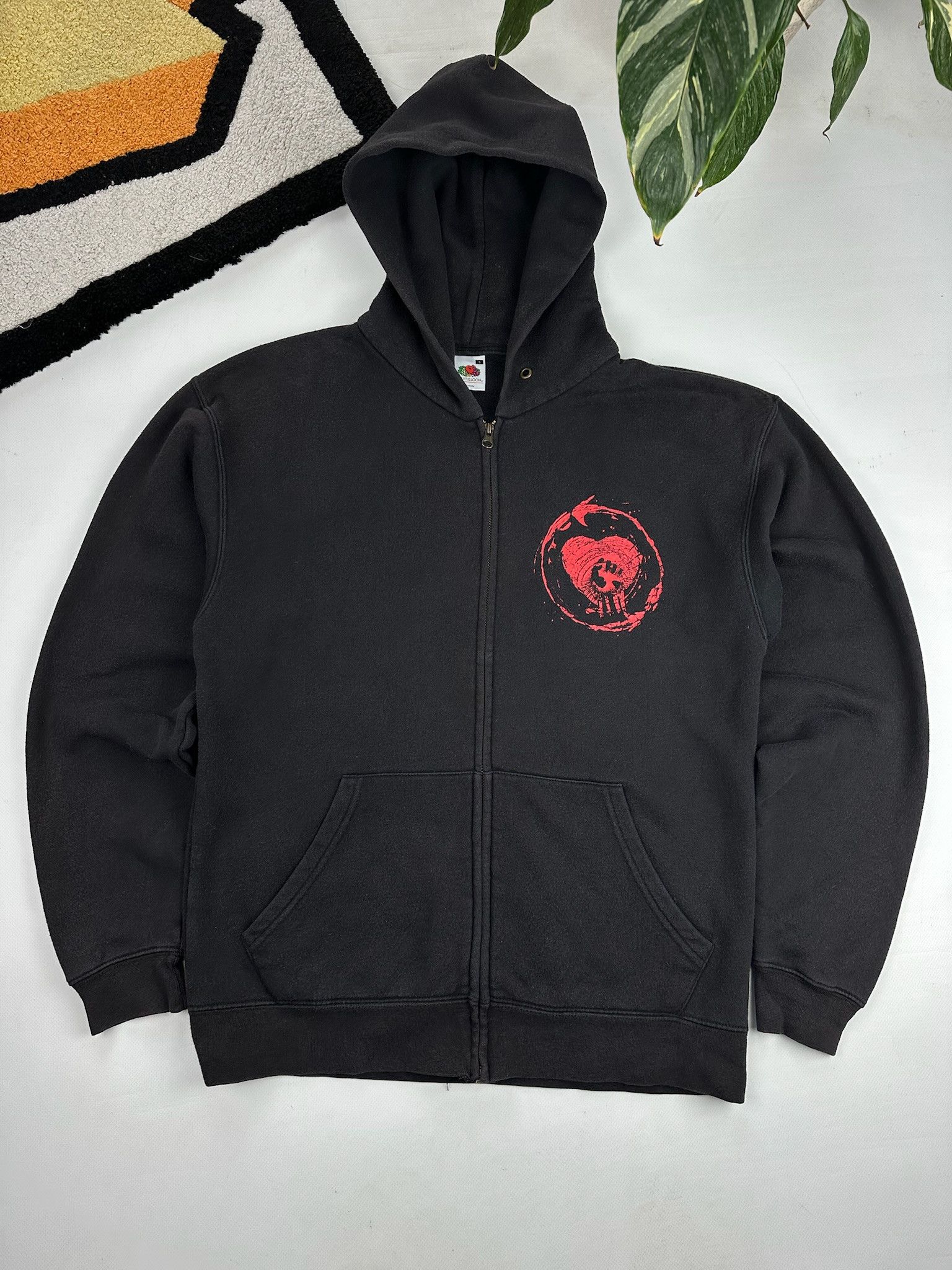 Band Tees Vintage Y2K Rise Against hoodie zip back print Size US S / EU 44-46 / 1 - 2 Thumbnail