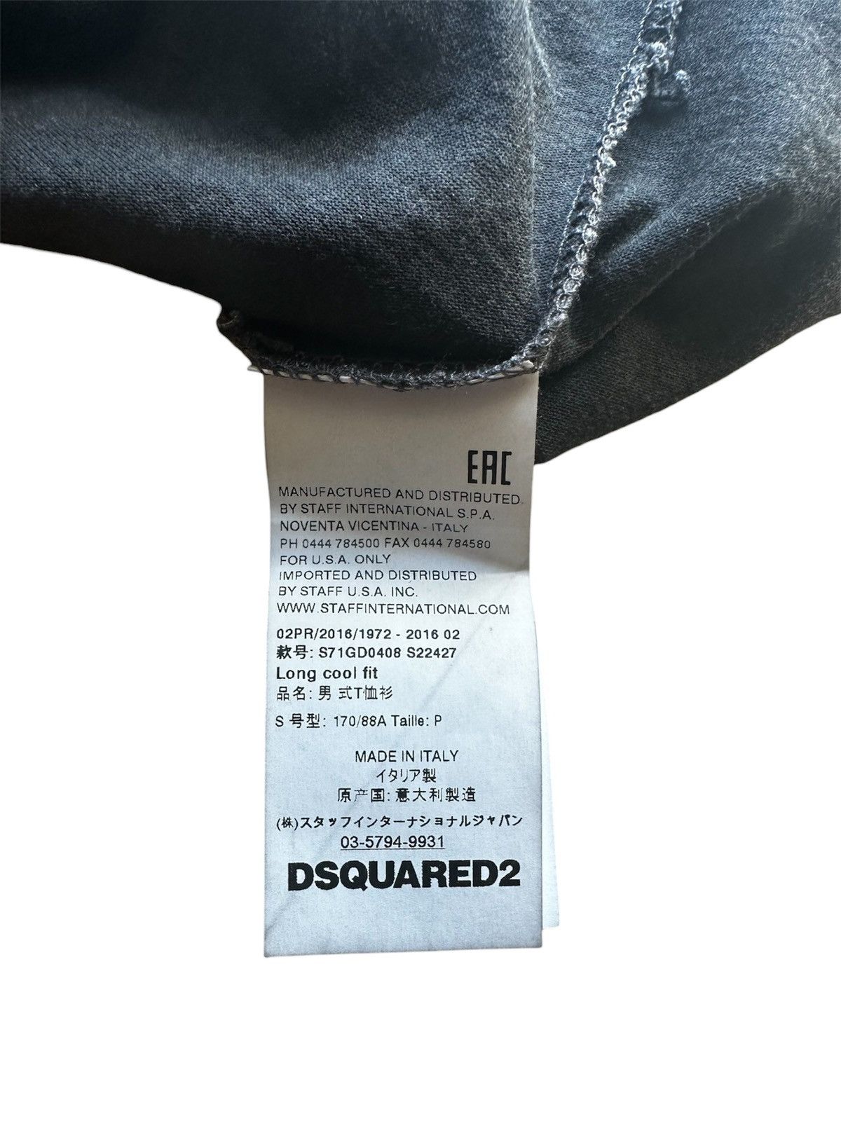 Dsquared2 Dsquared2 FW16 Manga Shirt Size US S / EU 44-46 / 1 - 6 Thumbnail