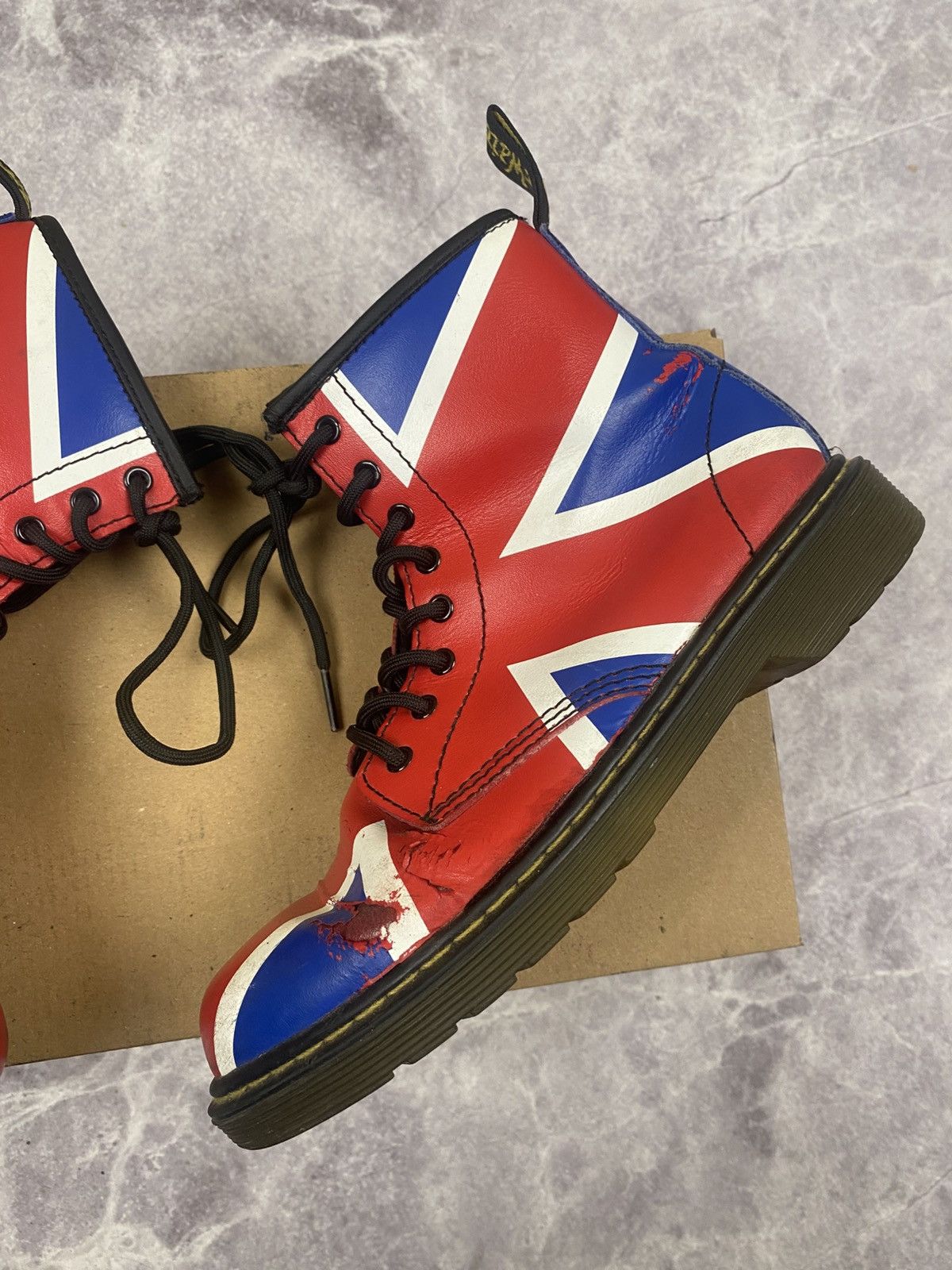 Dr. Martens Dr.Martens British Flag Rare Boots Y2K Size US 6 / IT 36 - 4 Thumbnail