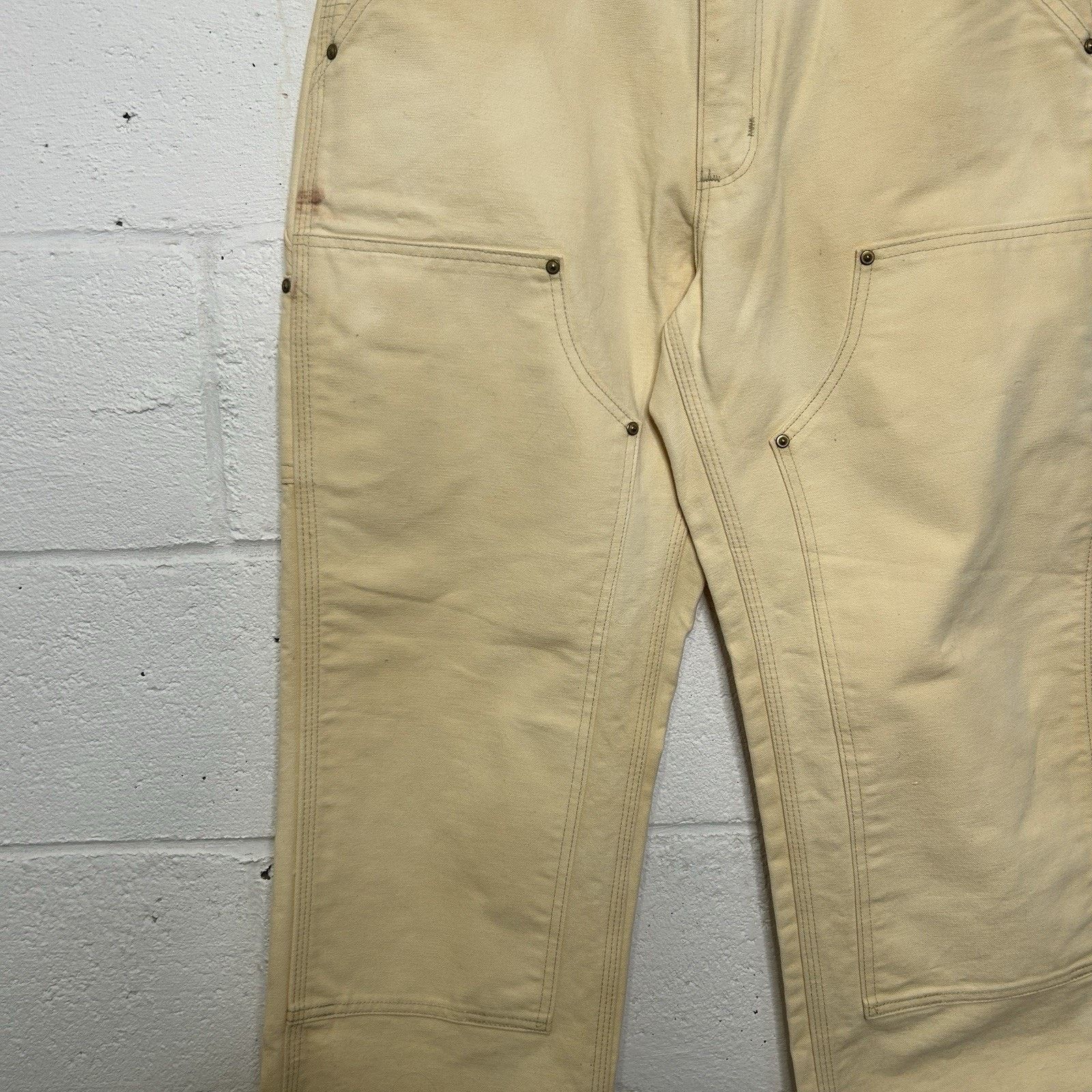 Carhartt Vintage Carhartt Canvas DoubleKnee Pants “Banana” Size US 33 - 4 Thumbnail