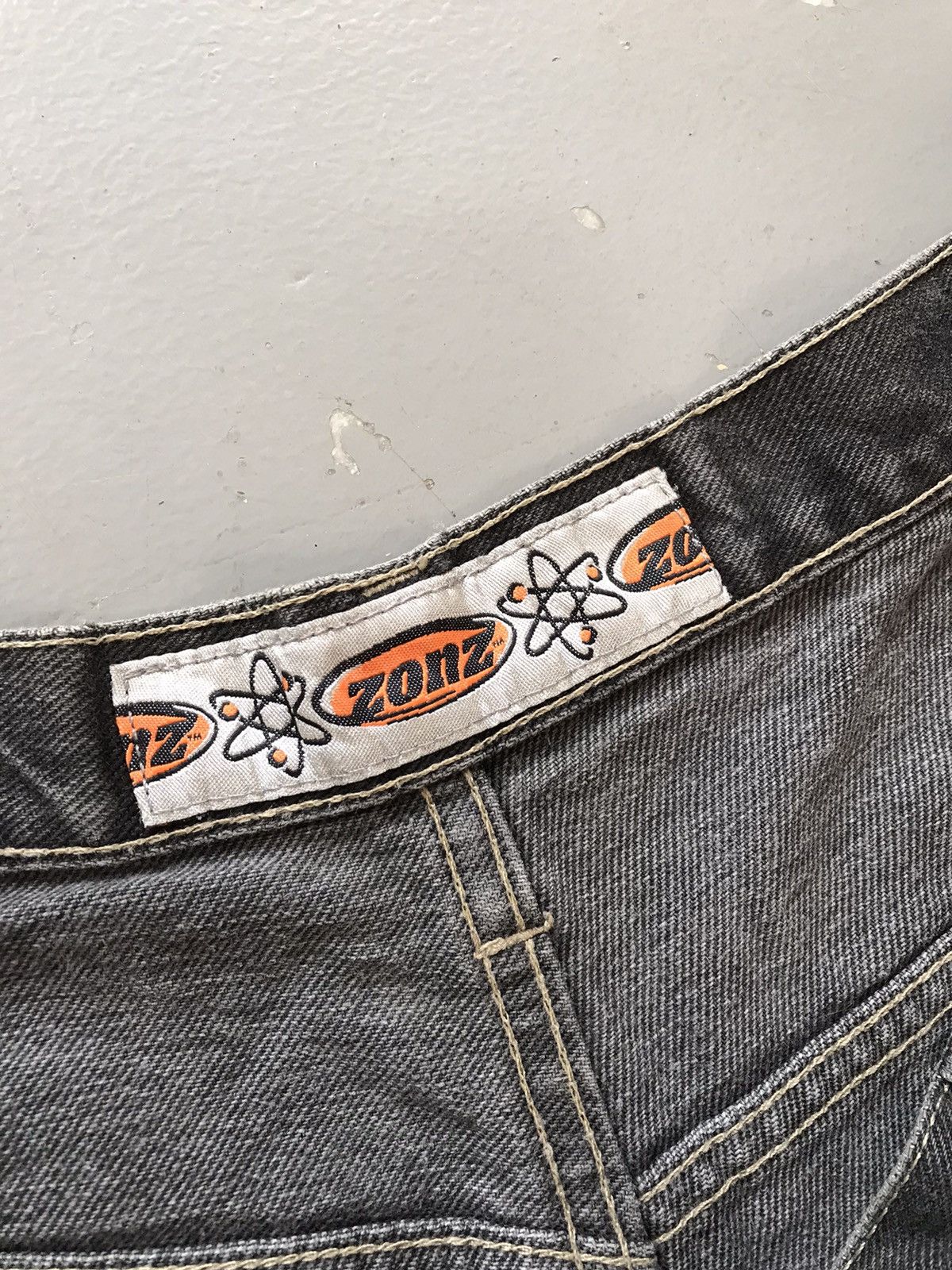 Vintage Vintage zonz big pocket logo embroidered jort Size US 36 / EU 52 - 7 Thumbnail