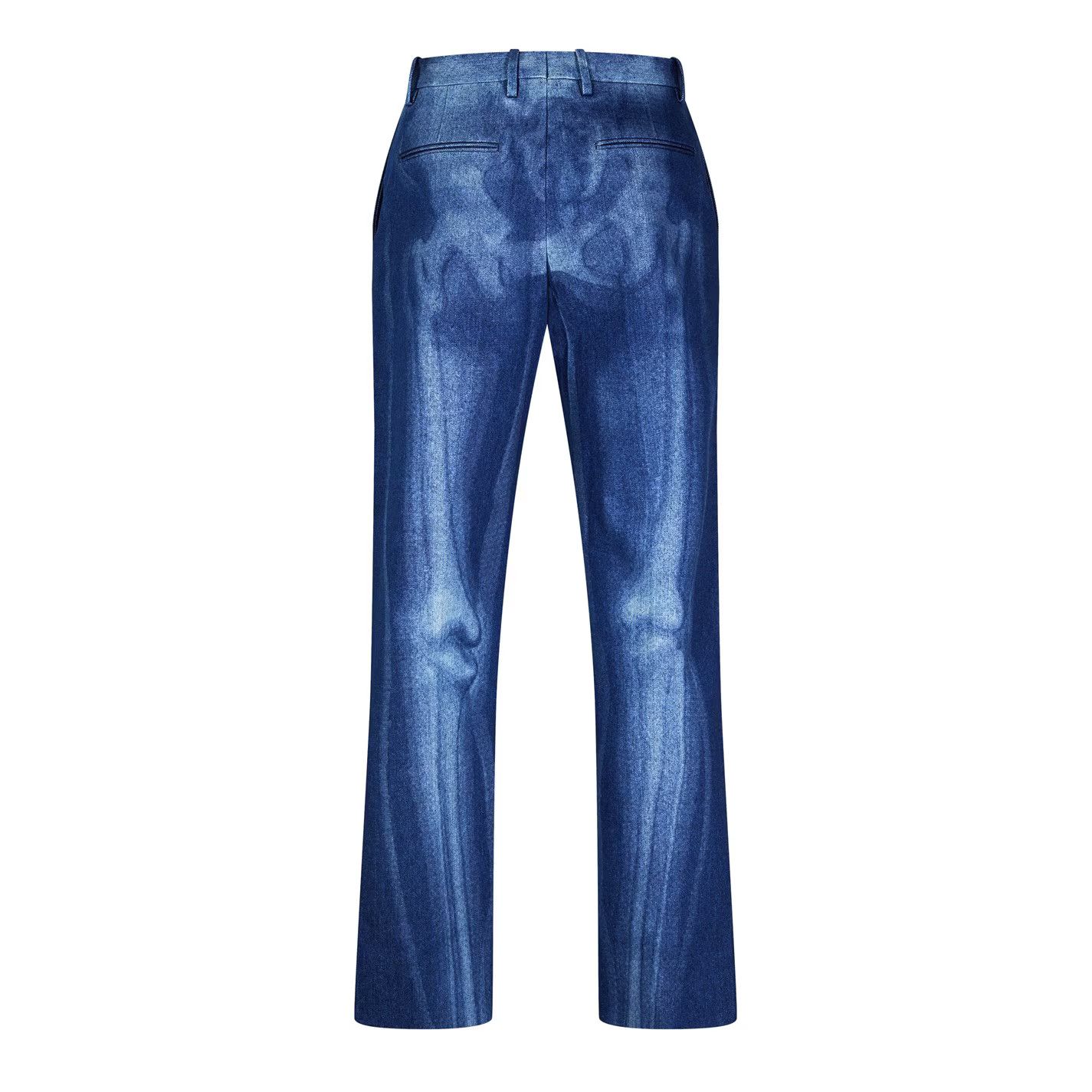 Off-White o1g2r1mq0326 Body Scan Denim Pant Skeleton Graphic Jeans Size US 32 / EU 48 - 2 Thumbnail