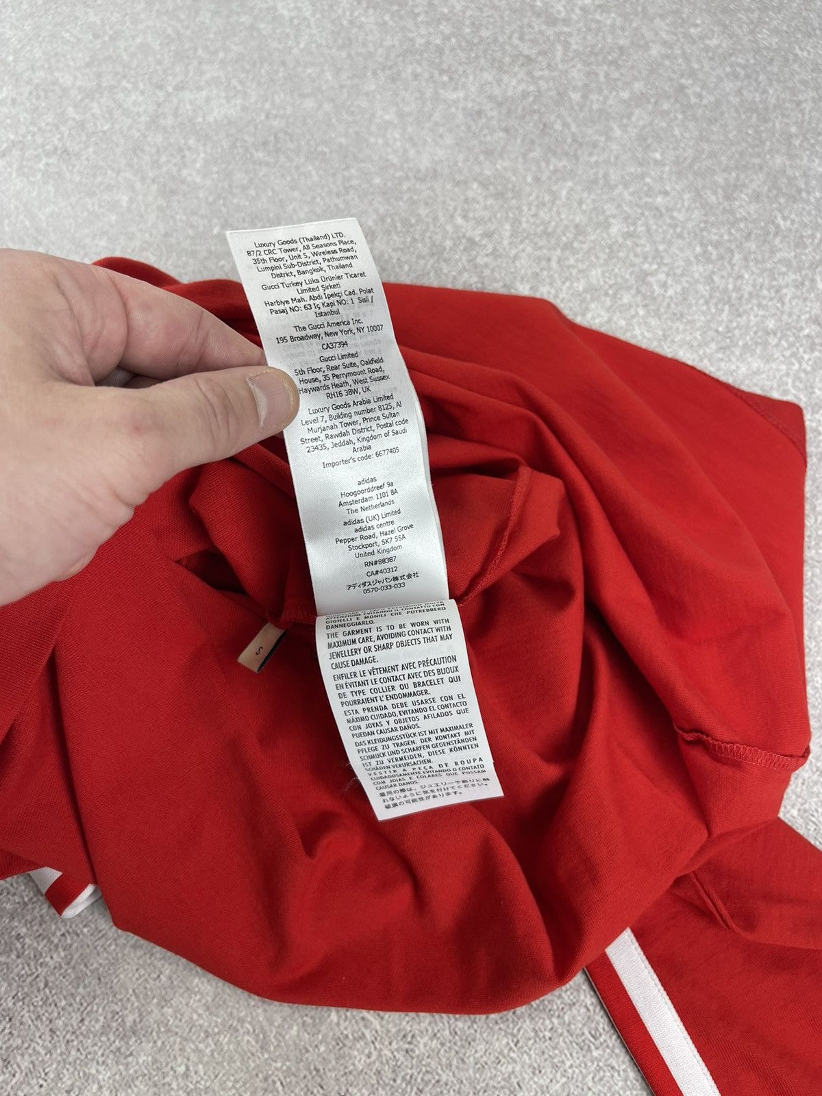 Gucci Adidas x Gucci T-Shirt Dress Red Size S Size S / US 4 / IT 40 - 17 Thumbnail