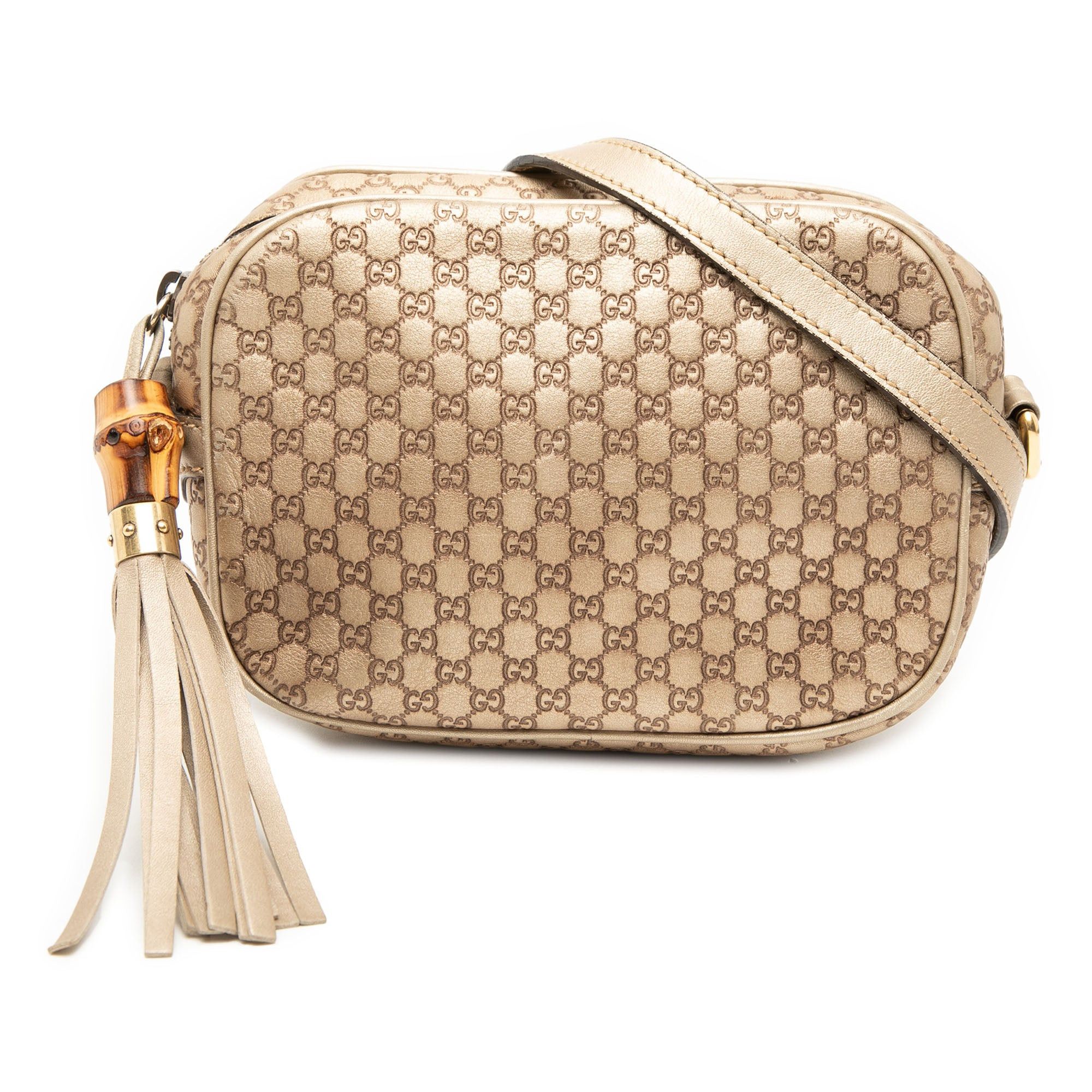 Gucci Metallic Microguccissima Sunshine Disco Camera Bag Size ONE SIZE - 1 Thumbnail