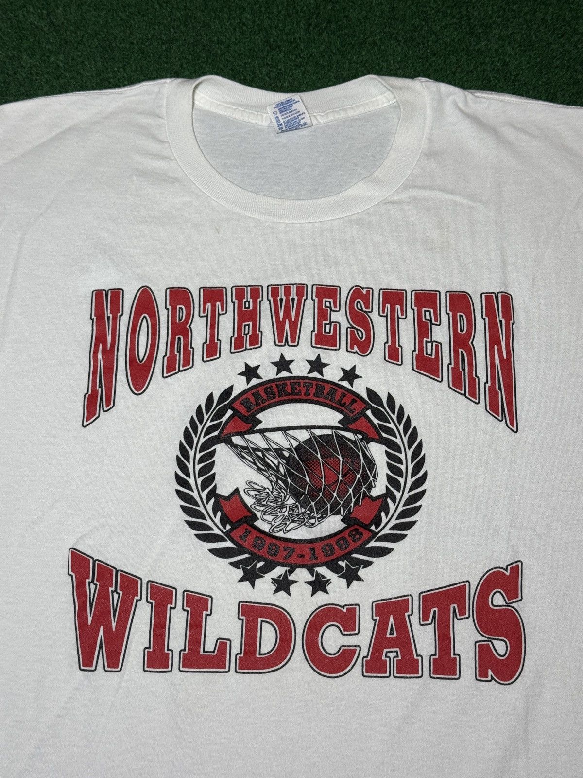 Vintage Vintage Northwestern Wildcats Basketball 90s L/XL T Shirt Size US XL / EU 56 / 4 - 2 Thumbnail