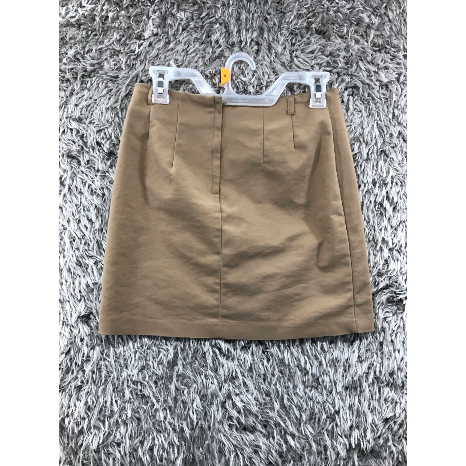 H&M H&M Skirt Womens Midi Mini Beige Cotton Logo 6 Juniors Button Pockets? Size 28" / US 6 / IT 42 - 6 Thumbnail