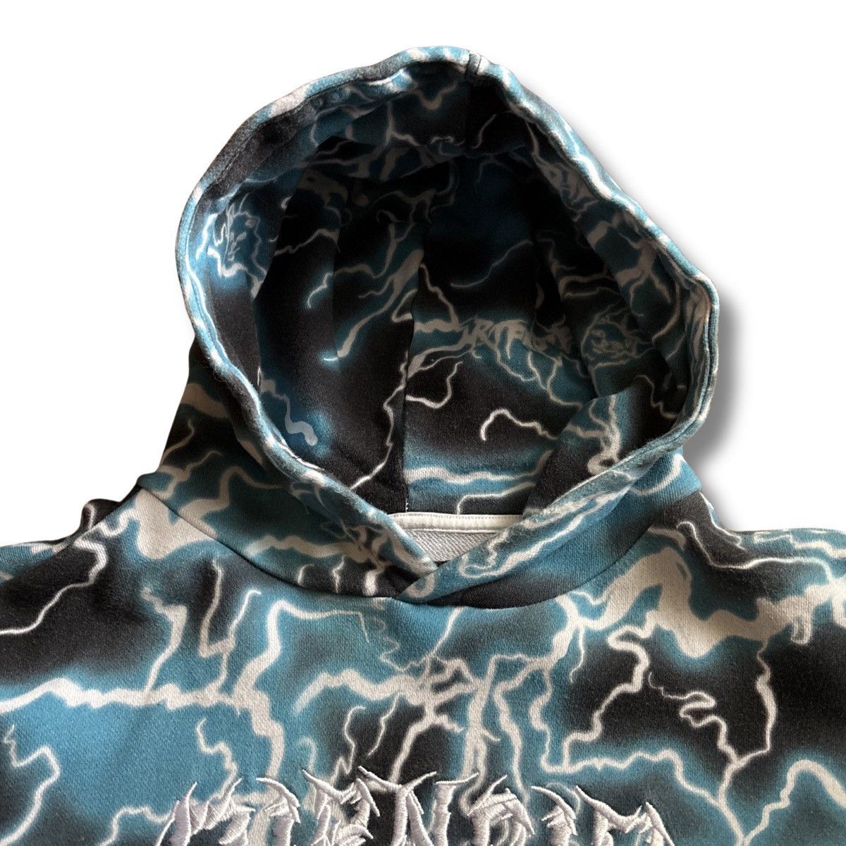 RIPNDIP RIPNDIP Blue Lightning All Over Print Hoodie Mens Large Size US L / EU 52-54 / 3 - 3 Thumbnail