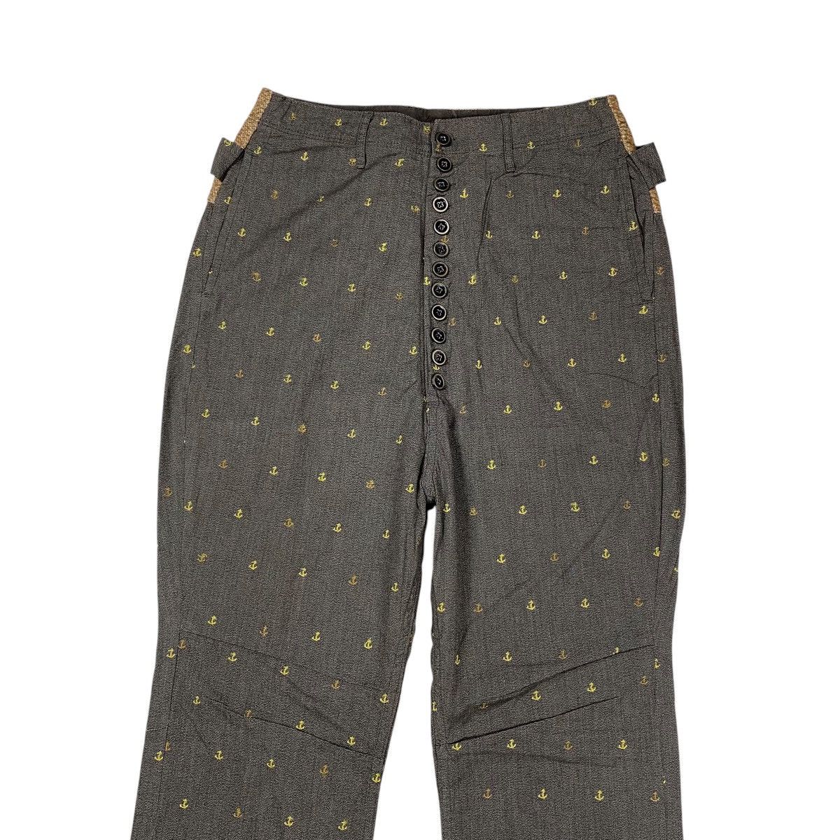 Kapital Kountry Kapital Anchor Pattern Chainsback Trousers Pants Size US 30 / EU 46 - 3 Thumbnail