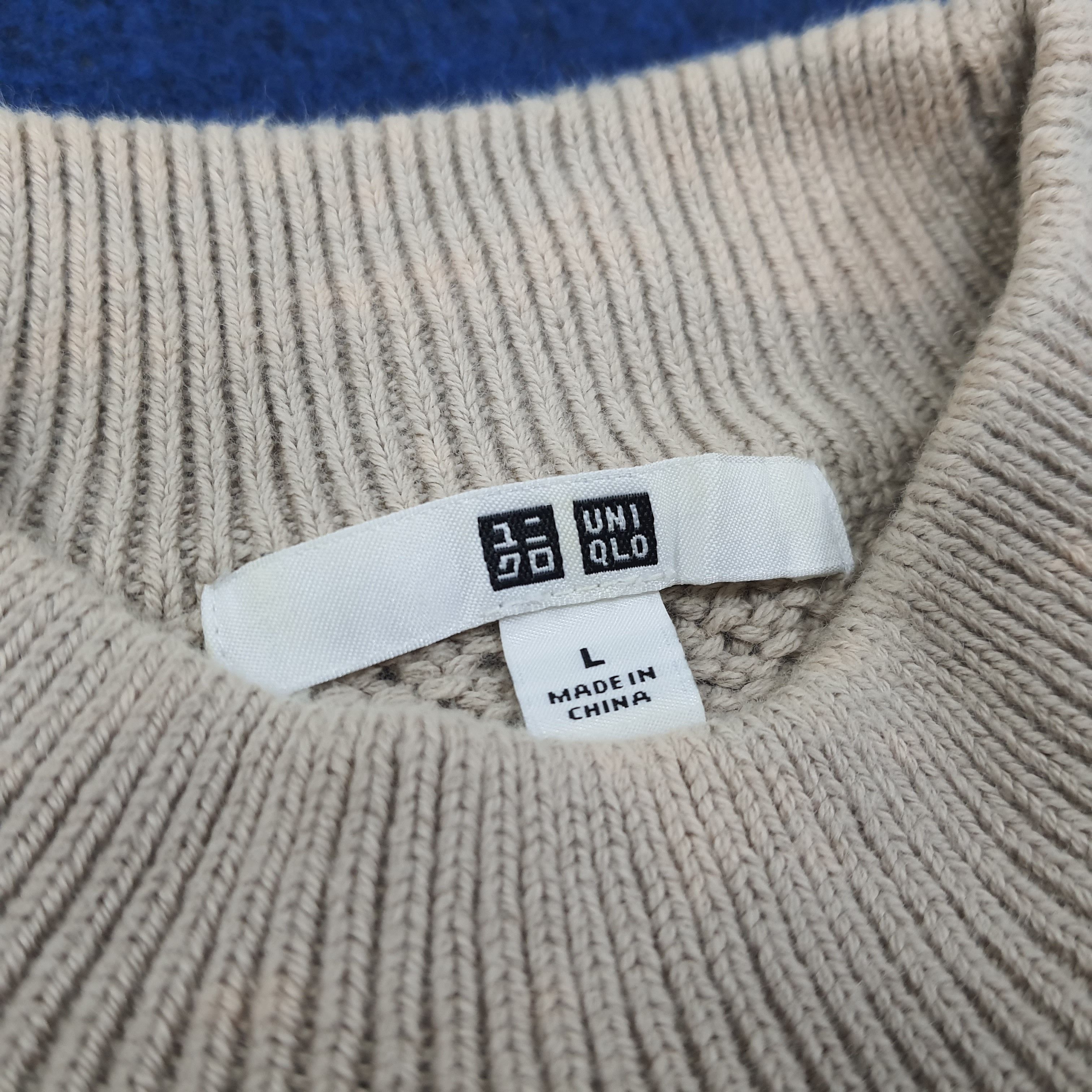 Japanese Brand Vintage Uniqlo Custom Logo Knitwear C224N26 Size US L / EU 52-54 / 3 - 4 Thumbnail